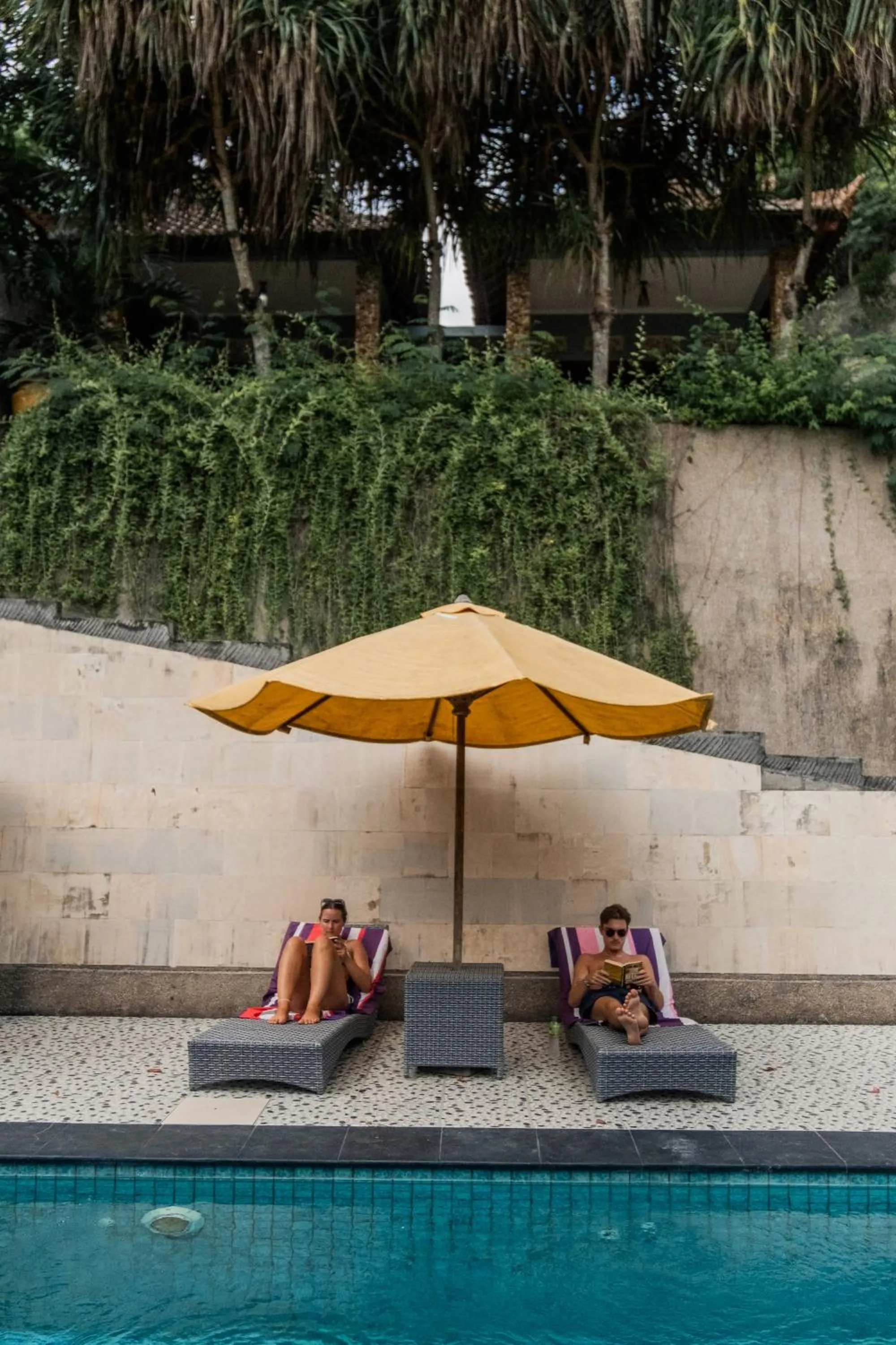 Swimming pool in Yoki's Bungalows