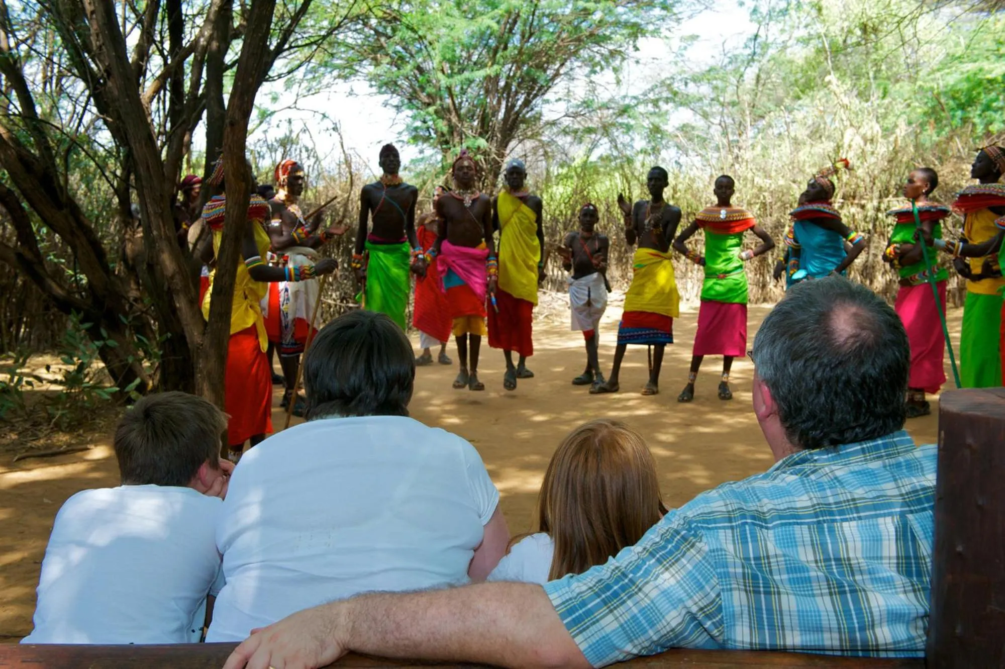 group of guests in Samburu Intrepids Tented Camp