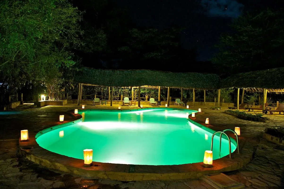 Swimming pool in Samburu Intrepids Tented Camp