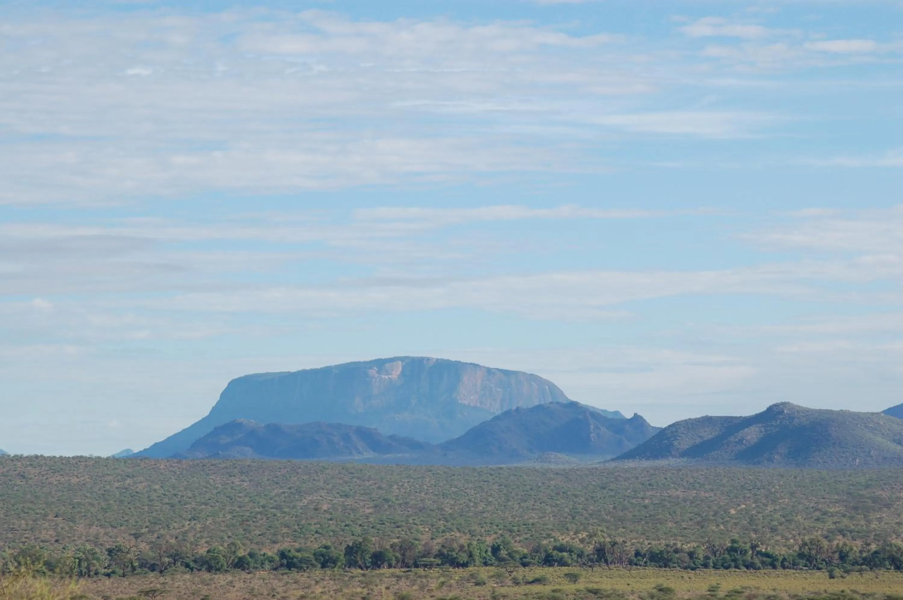 Natural landscape in Samburu Intrepids Tented Camp