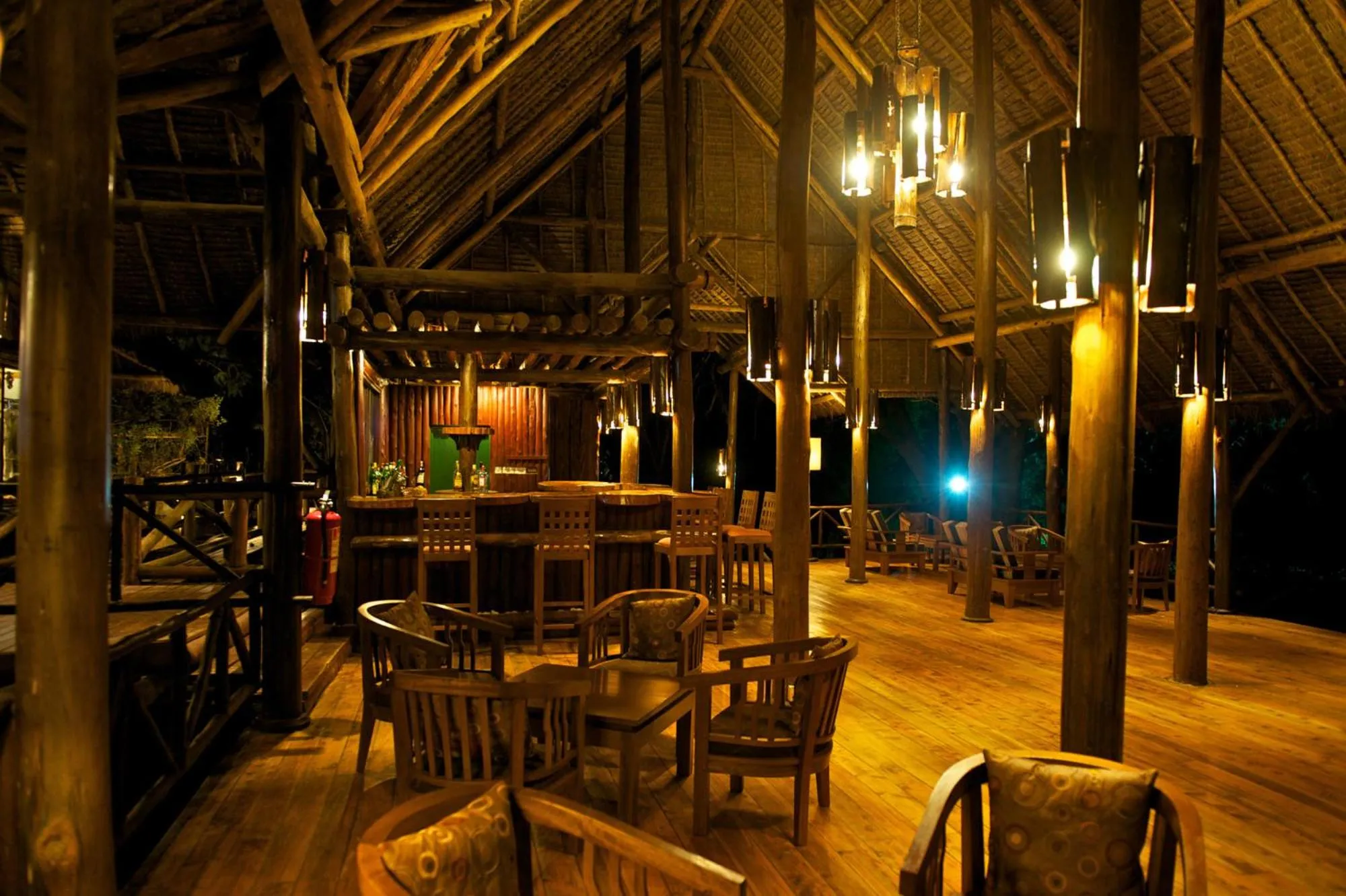 Lounge or bar in Samburu Intrepids Tented Camp