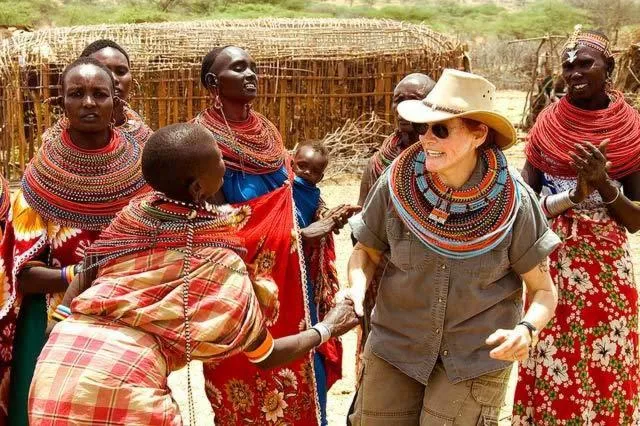 Guests in Samburu Intrepids Tented Camp