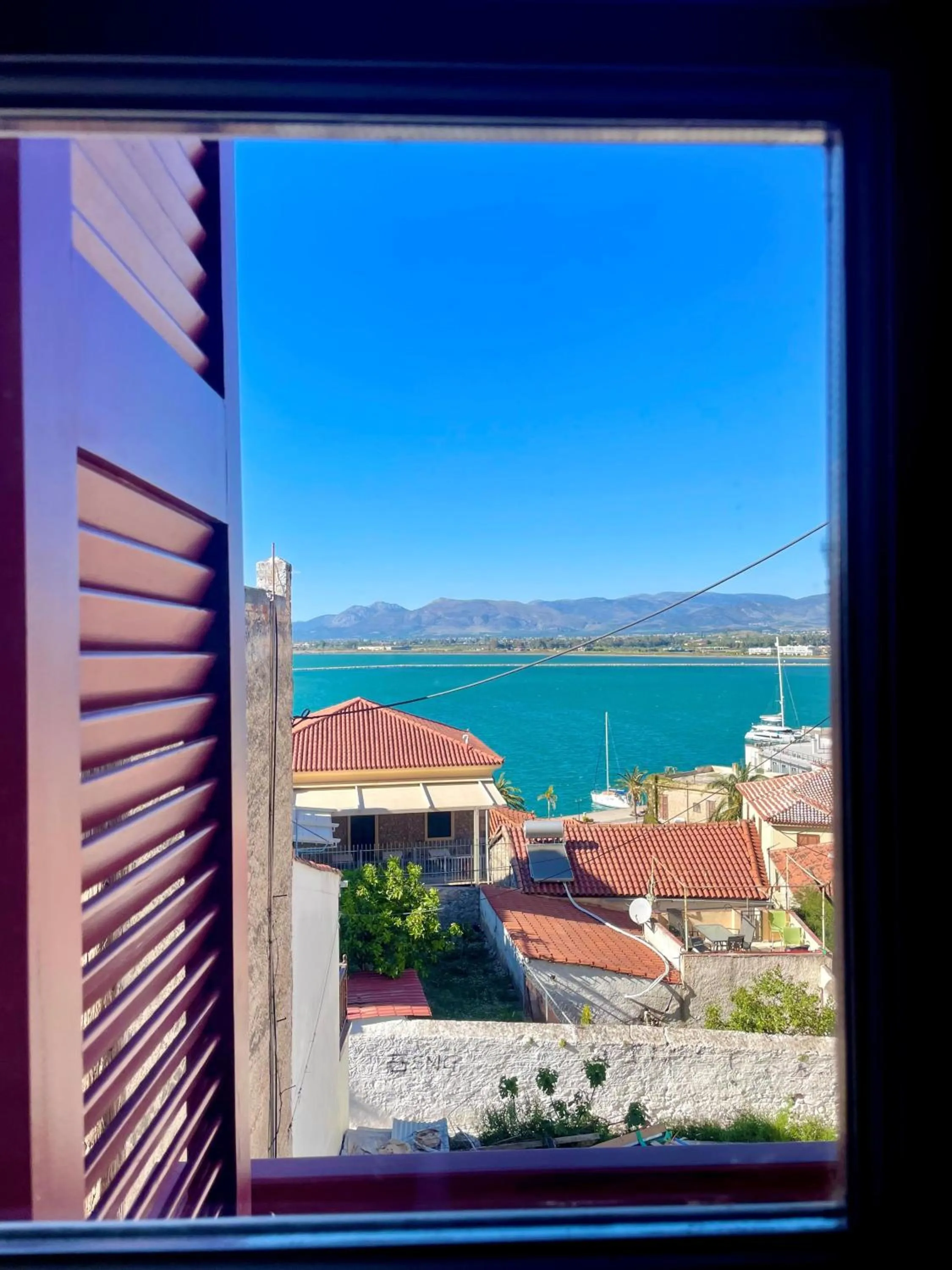 View (from property/room) in Pension Eleni