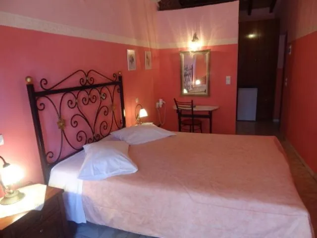 Bed in Pension Eleni