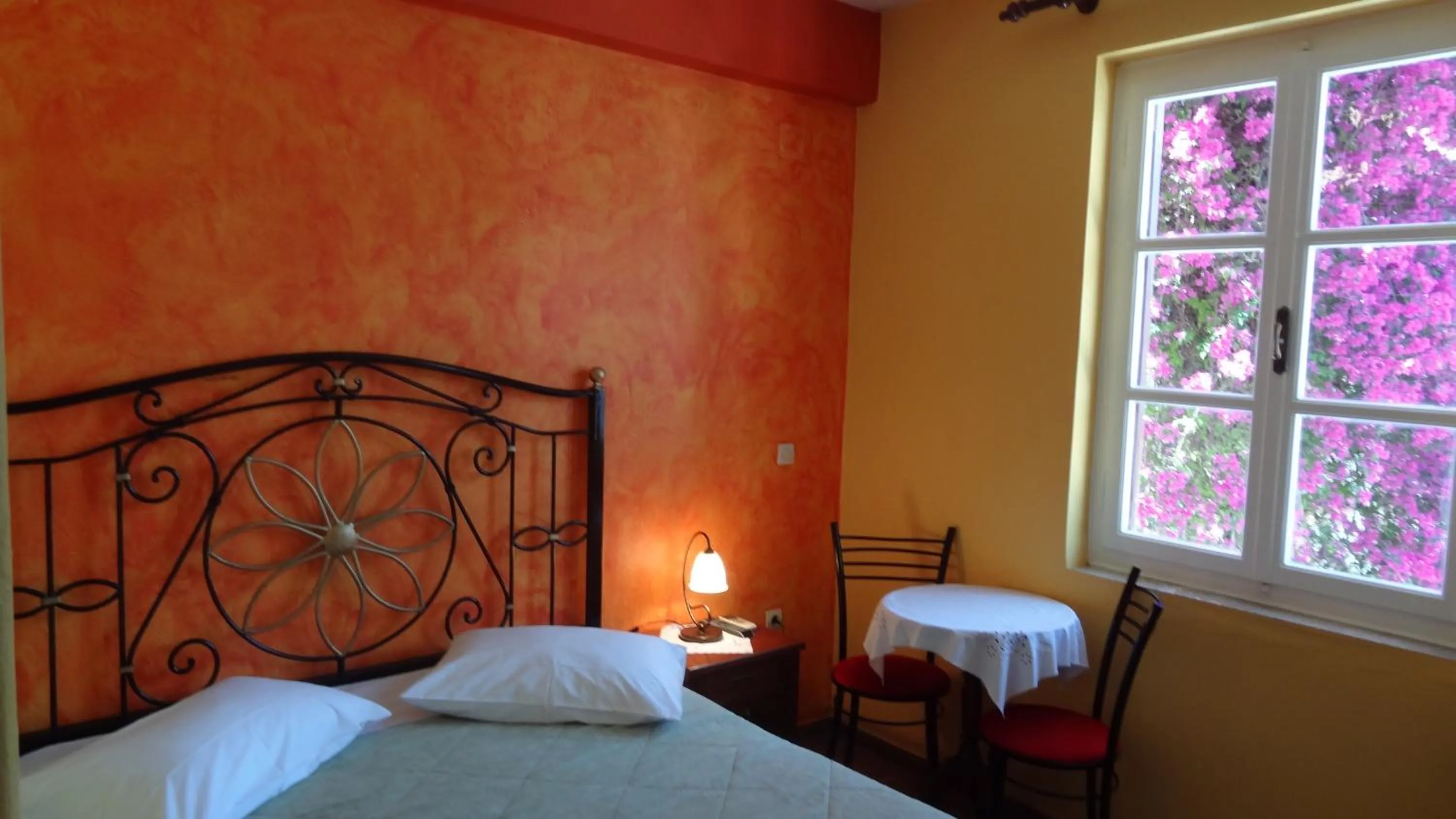 Bed in Pension Eleni