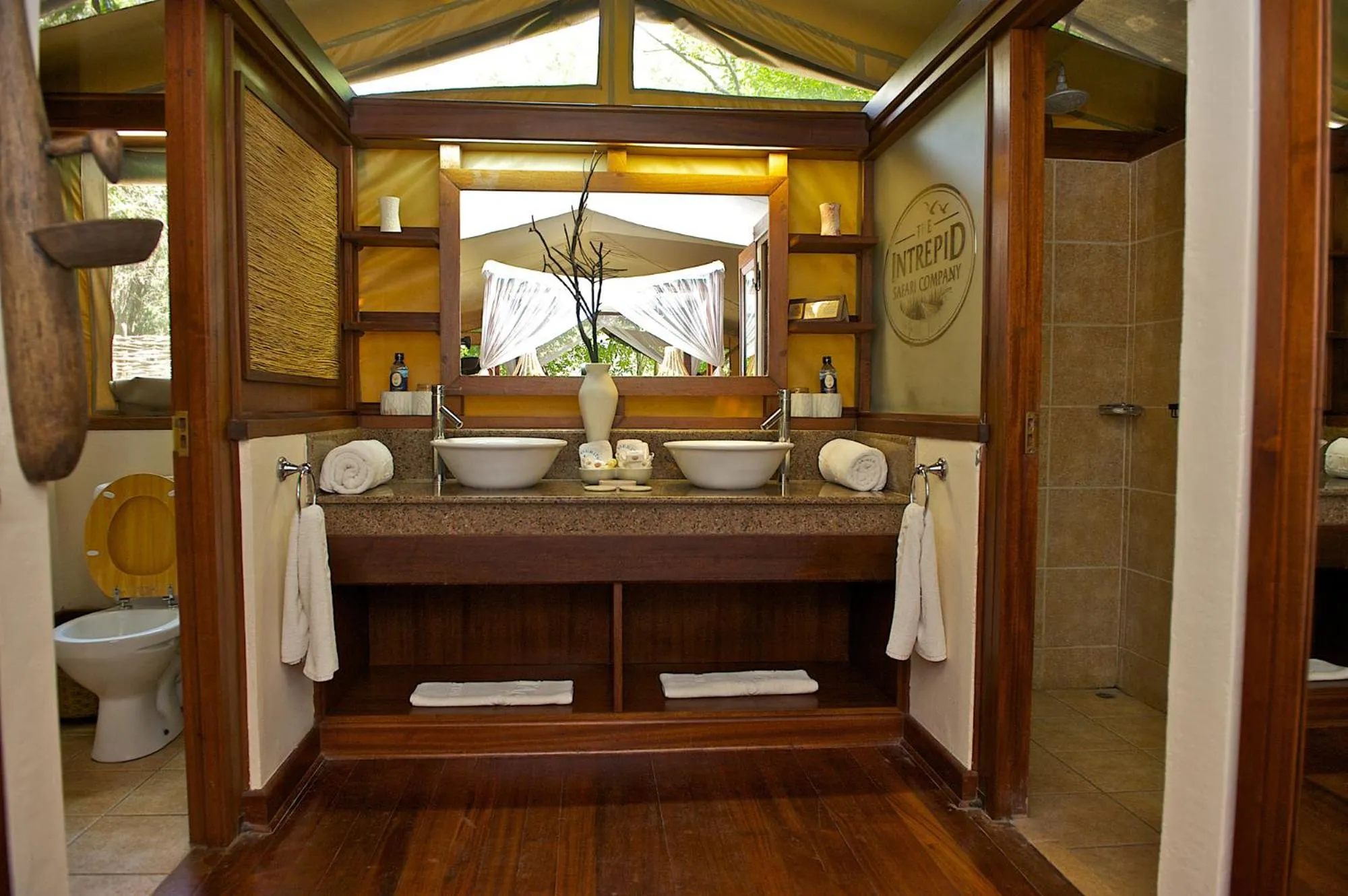 Bathroom in Mara Intrepids Tented Camp