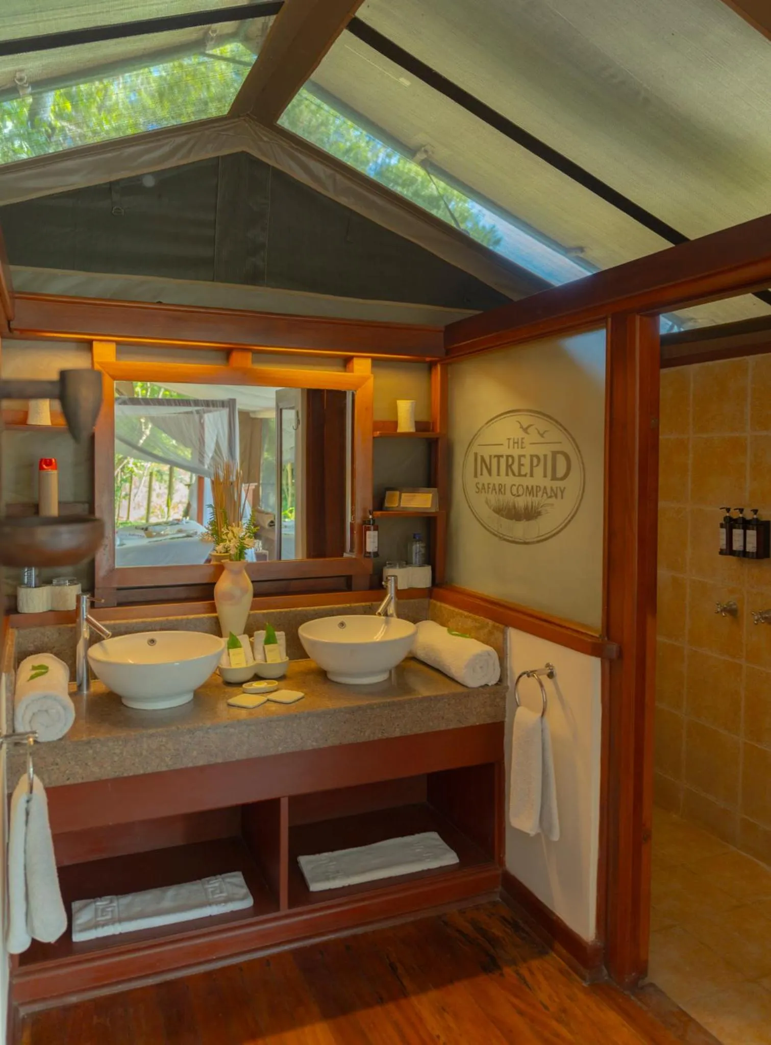 Bathroom in Mara Intrepids Tented Camp