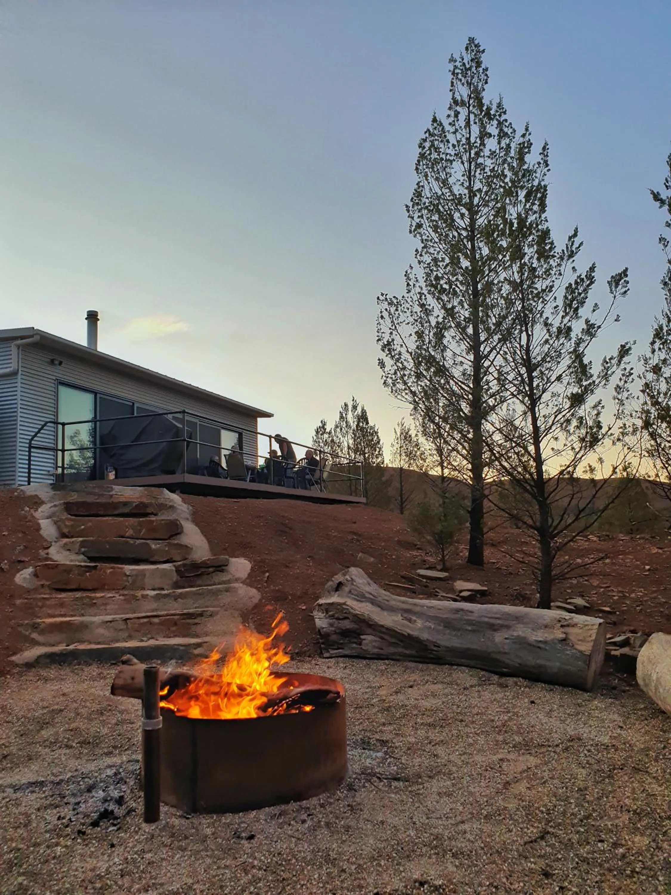 Seating area in Skytrek Willow Springs Station