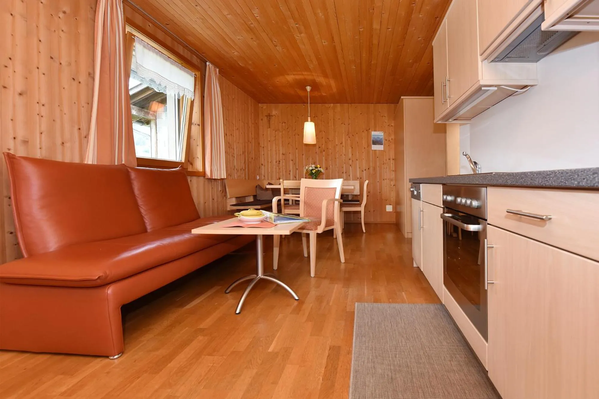 Kitchen or kitchenette in Panoramahof Eggele