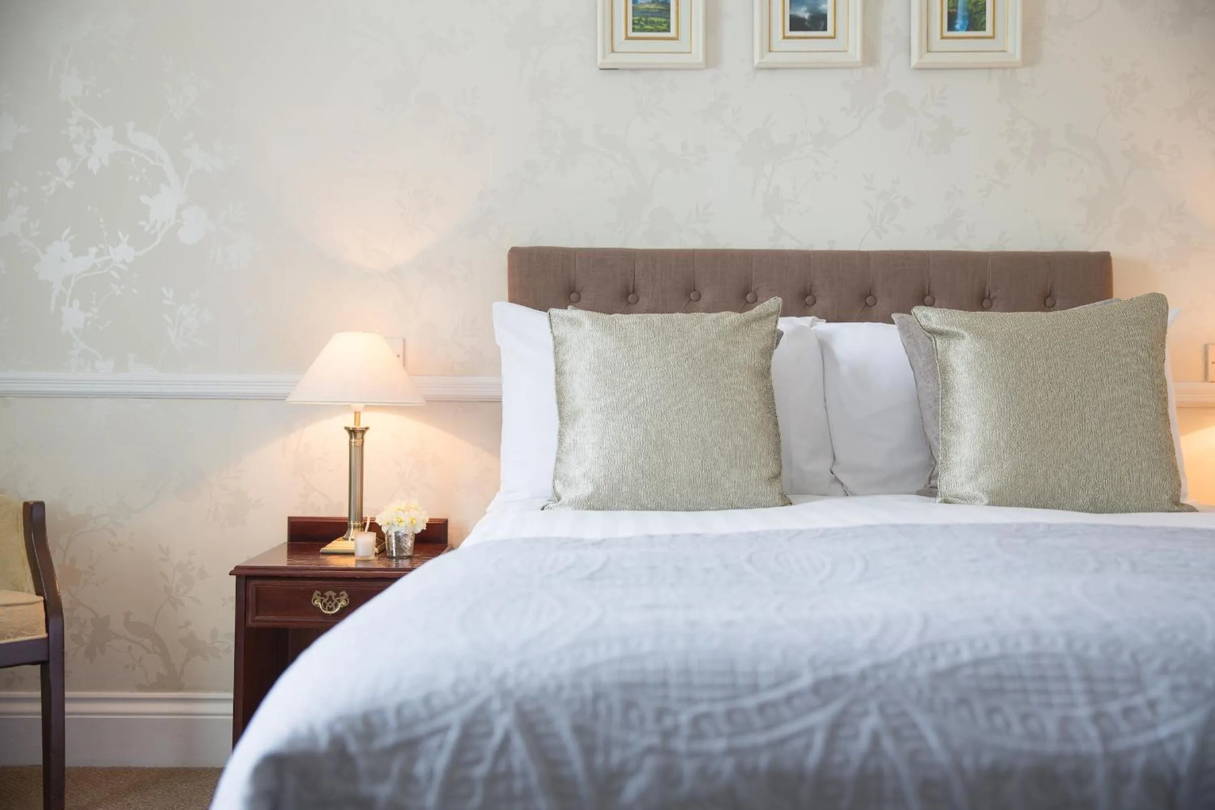 Bed in Llechwen Hall