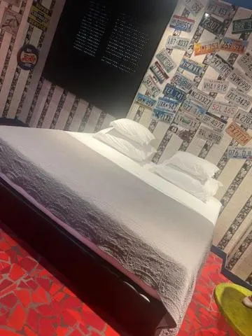 Bed in V Hotel