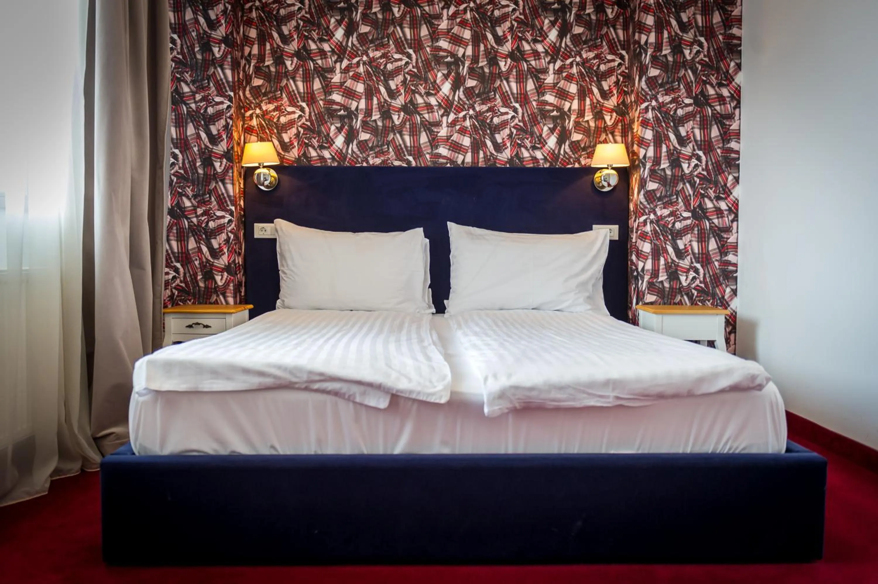 Bed in Apart Hotel Vlad Tepes