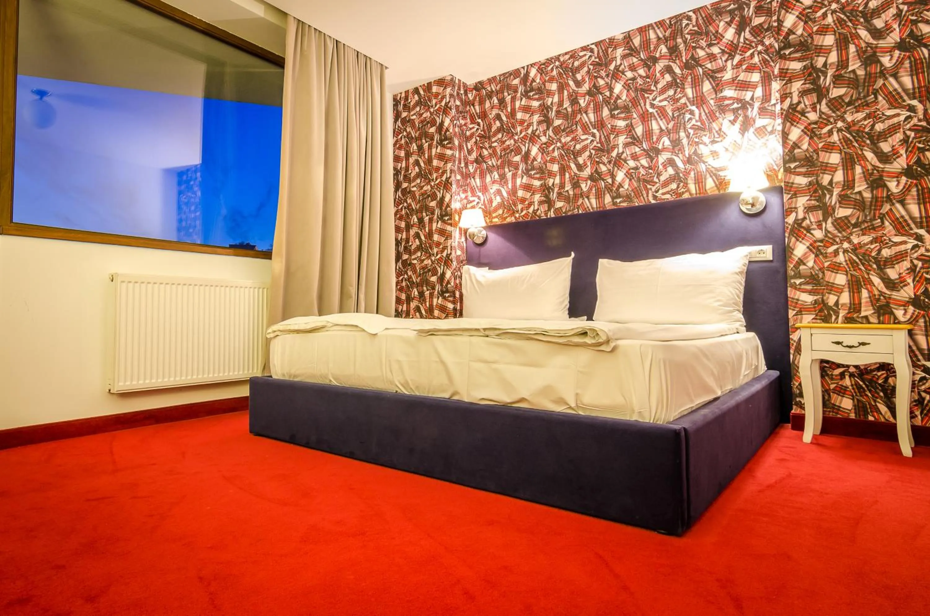 Bed in Apart Hotel Vlad Tepes