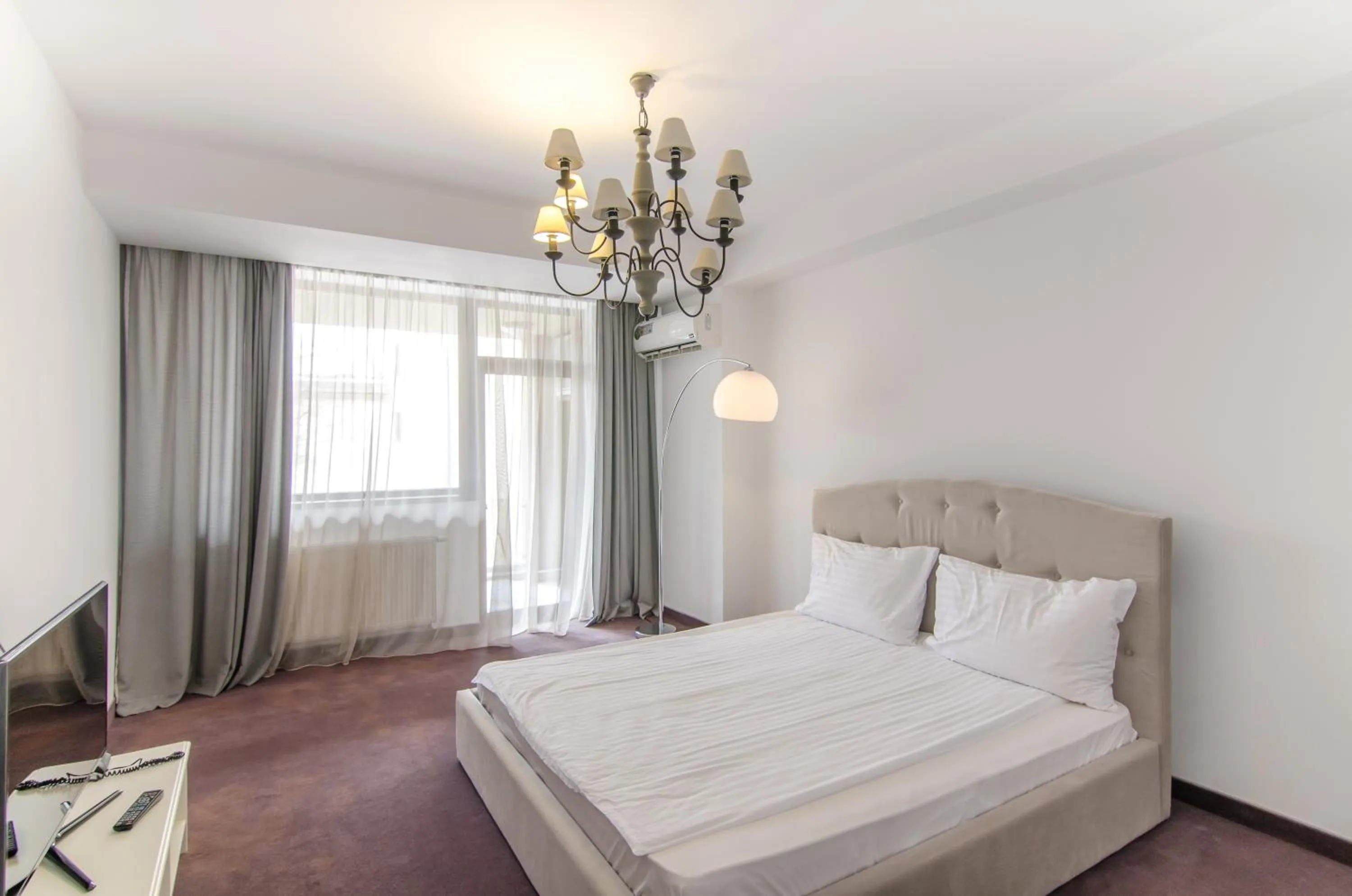 Bed in Apart Hotel Vlad Tepes