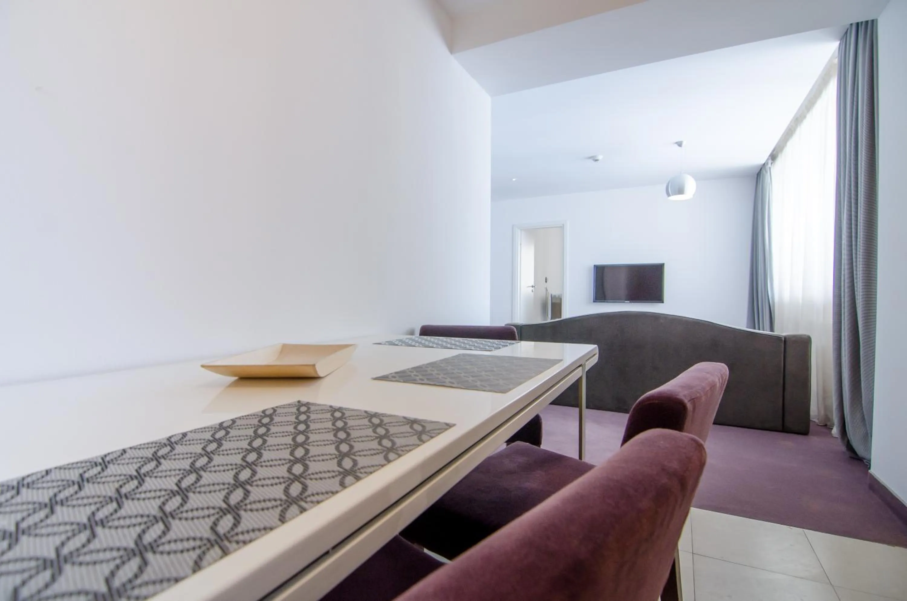 Bed in Apart Hotel Vlad Tepes