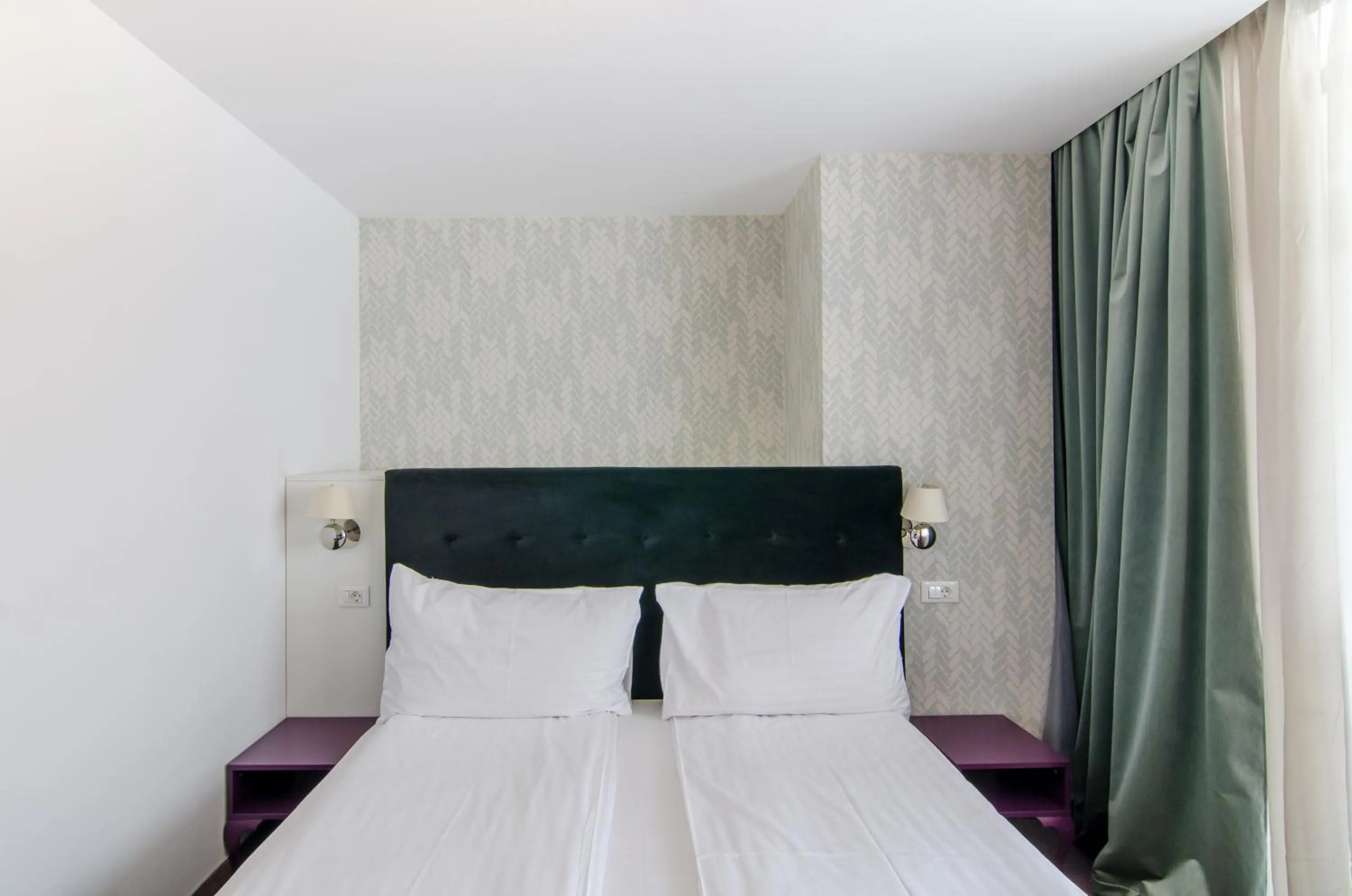 Bed in Apart Hotel Vlad Tepes