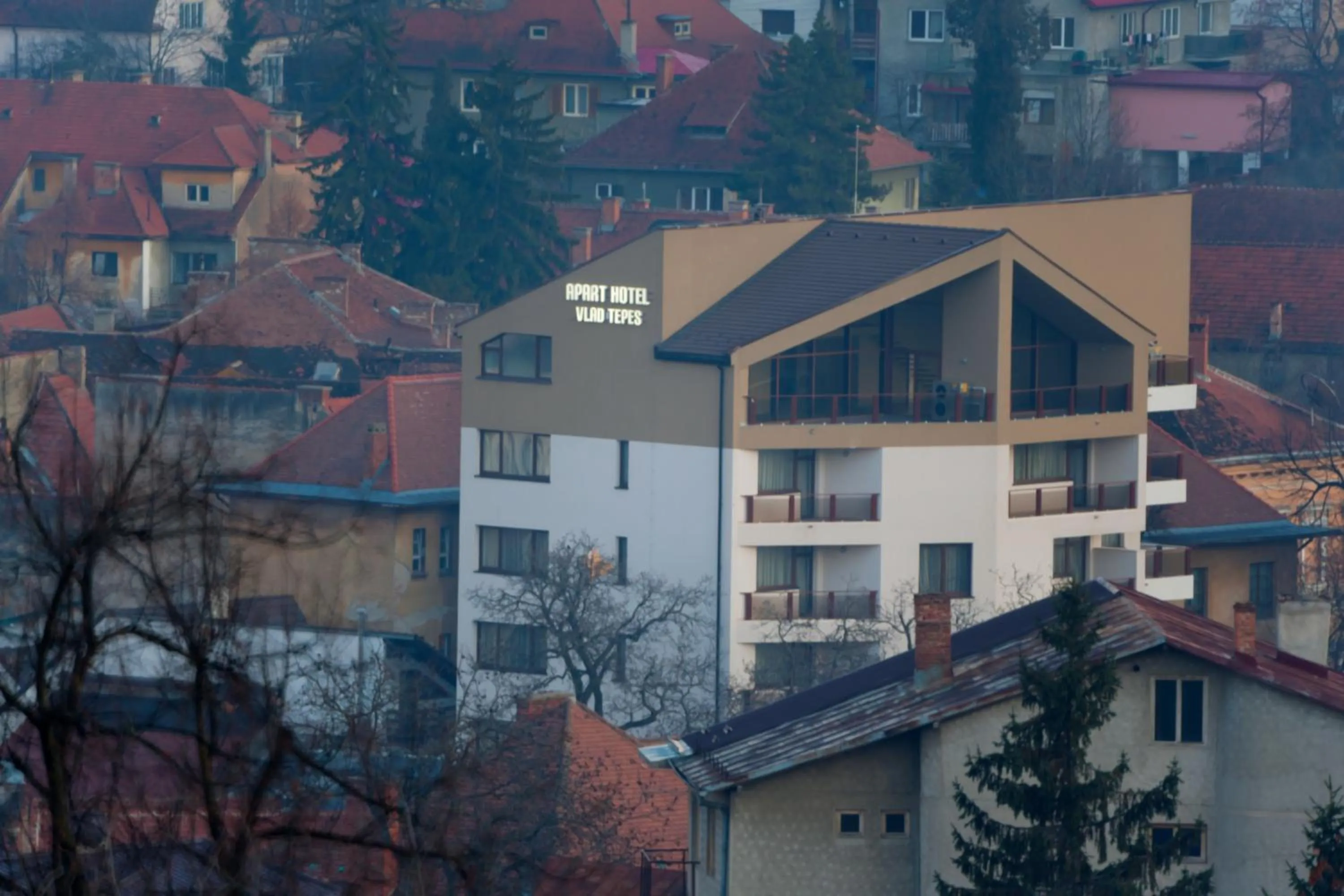 Facade/entrance in Apart Hotel Vlad Tepes