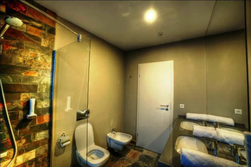 Bathroom in Apart Hotel Vlad Tepes