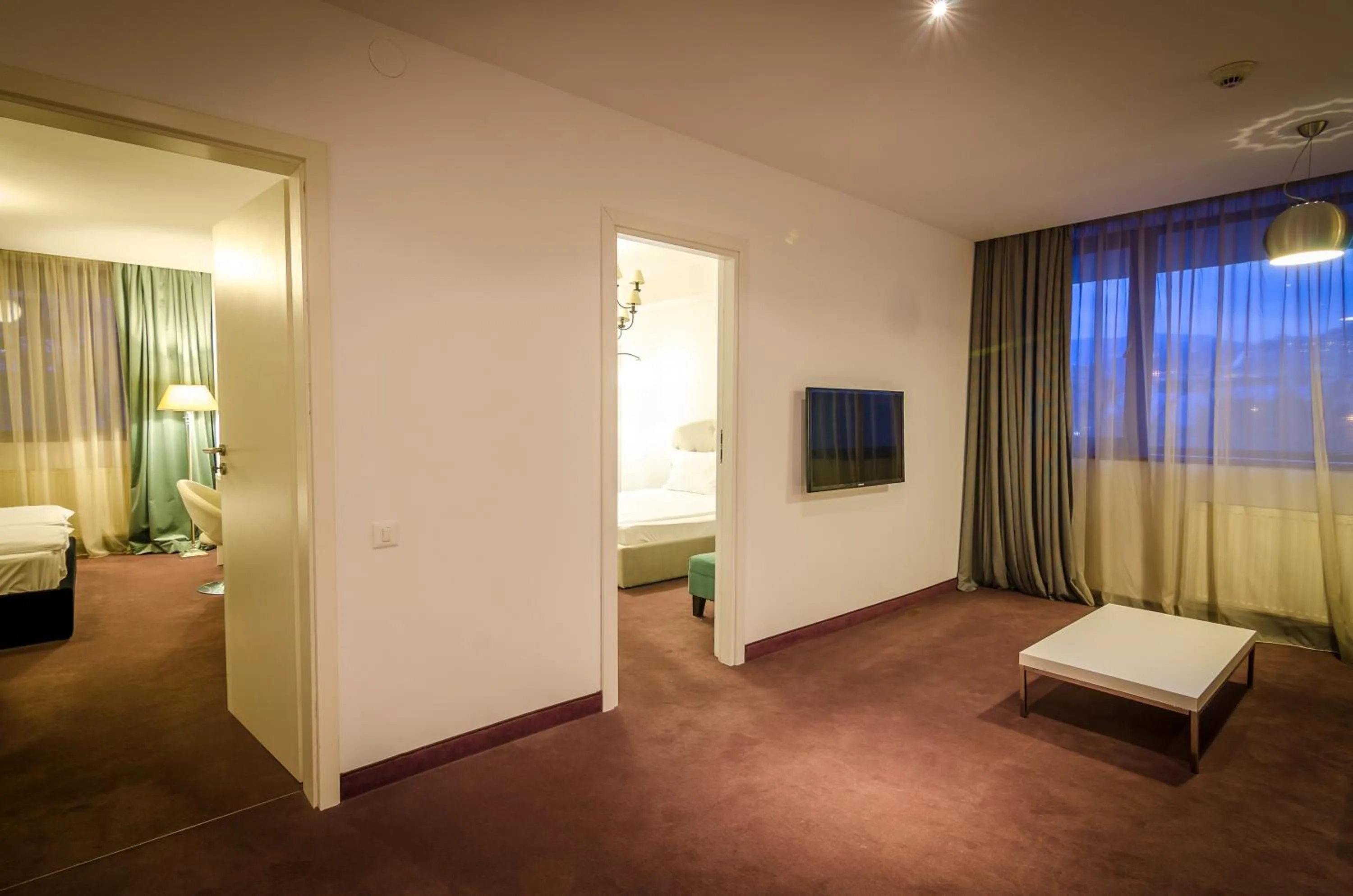 Bed in Apart Hotel Vlad Tepes