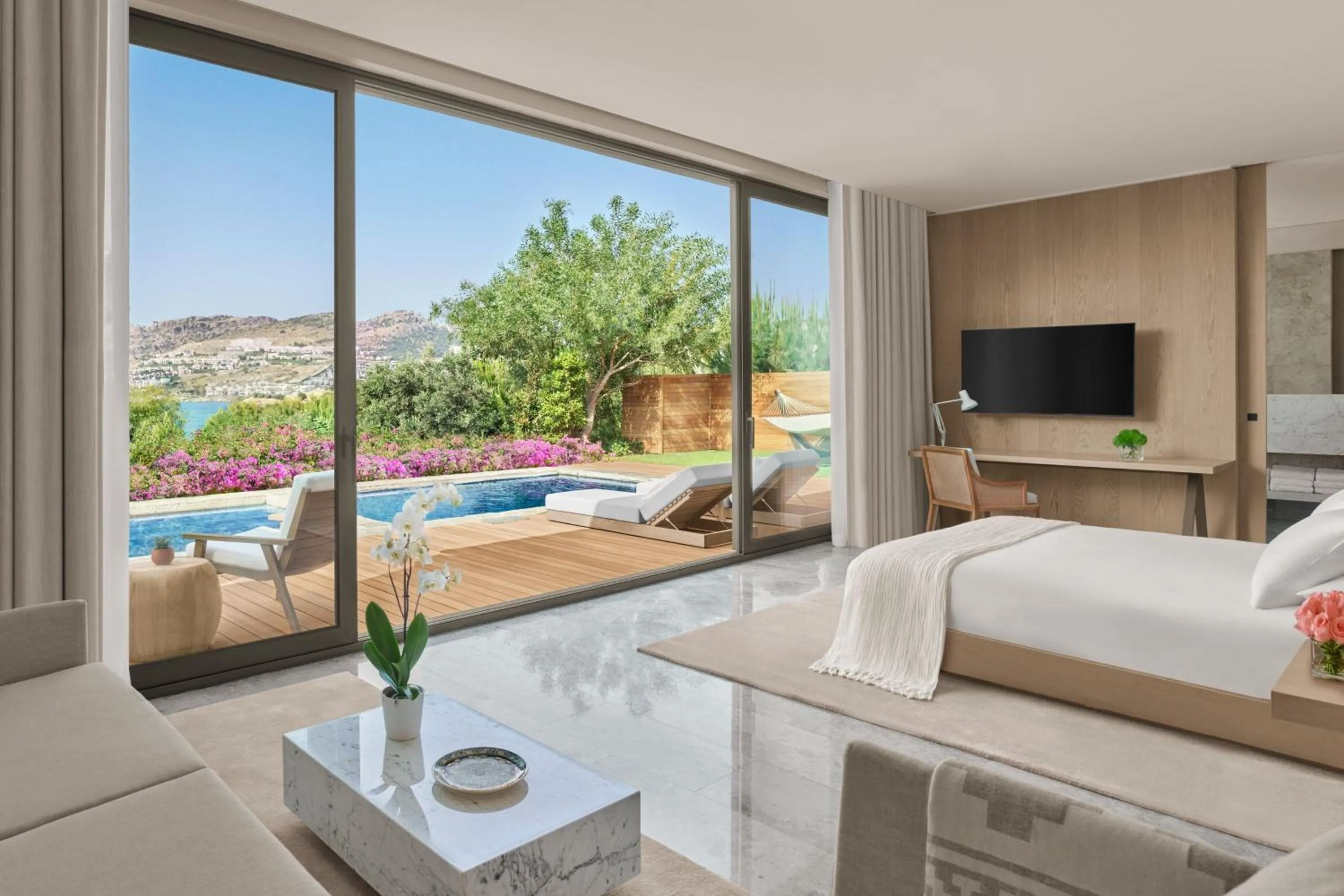 Swimming pool in The Bodrum EDITION