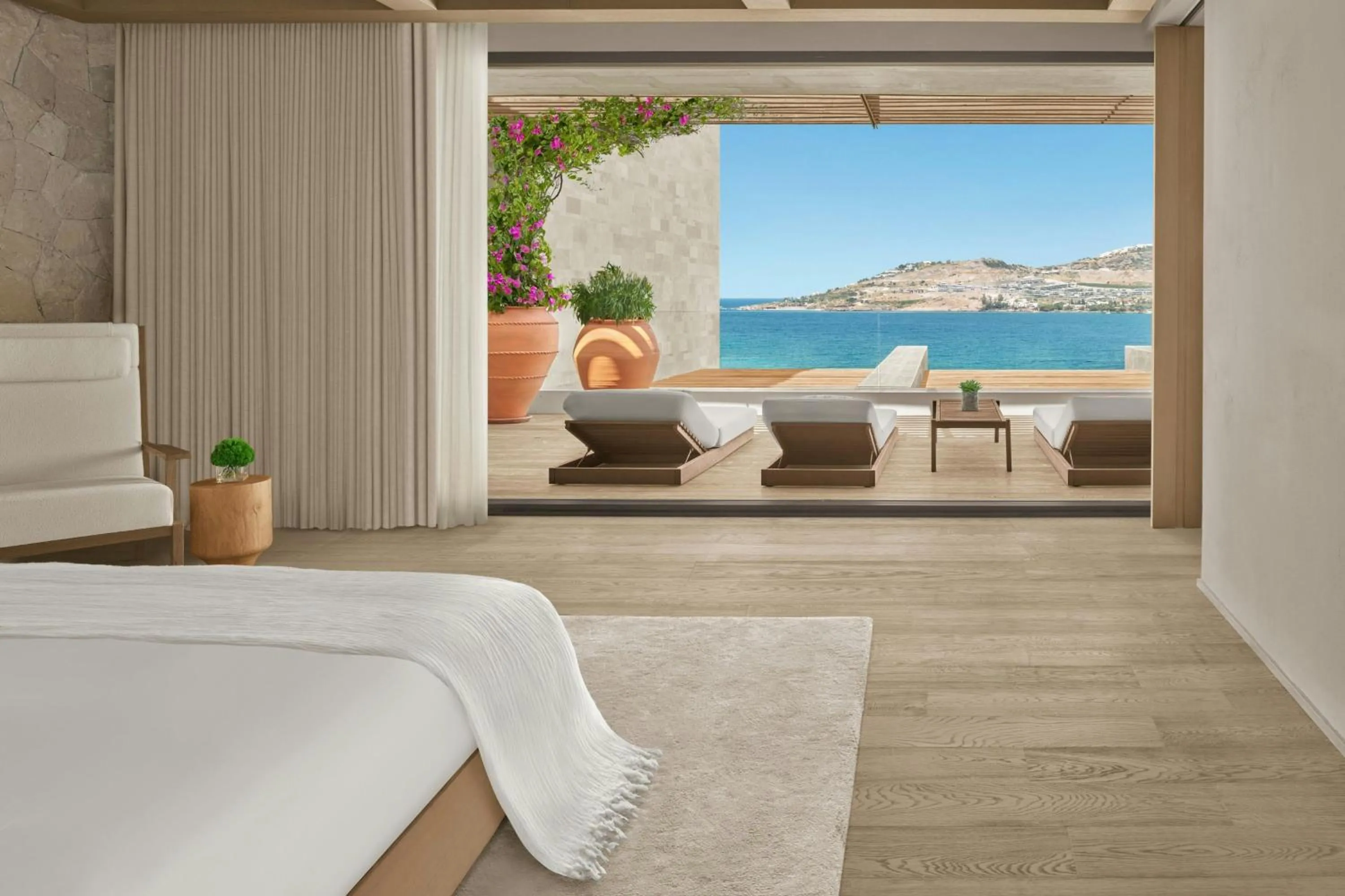 Bedroom in The Bodrum EDITION