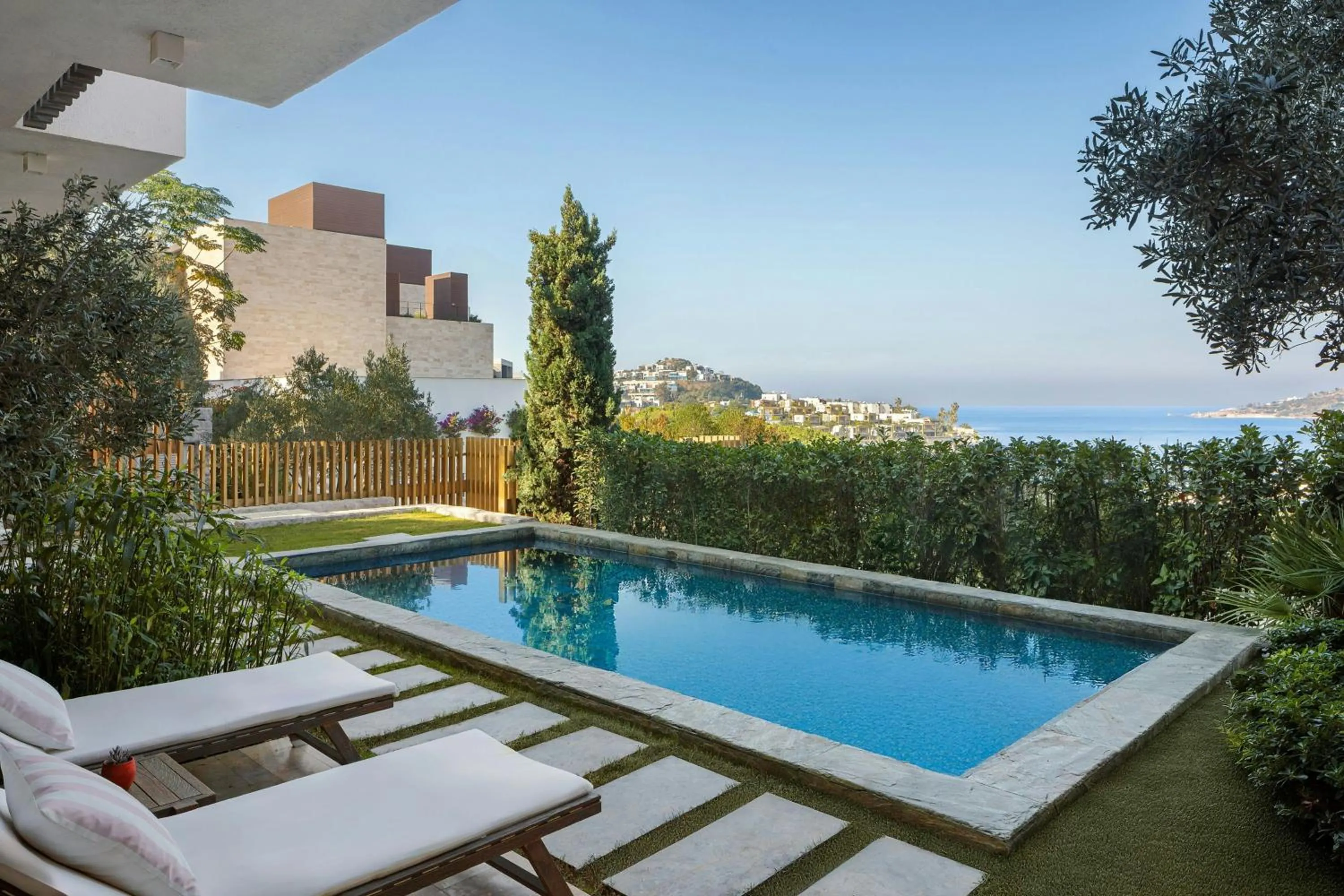 Swimming pool in The Bodrum EDITION