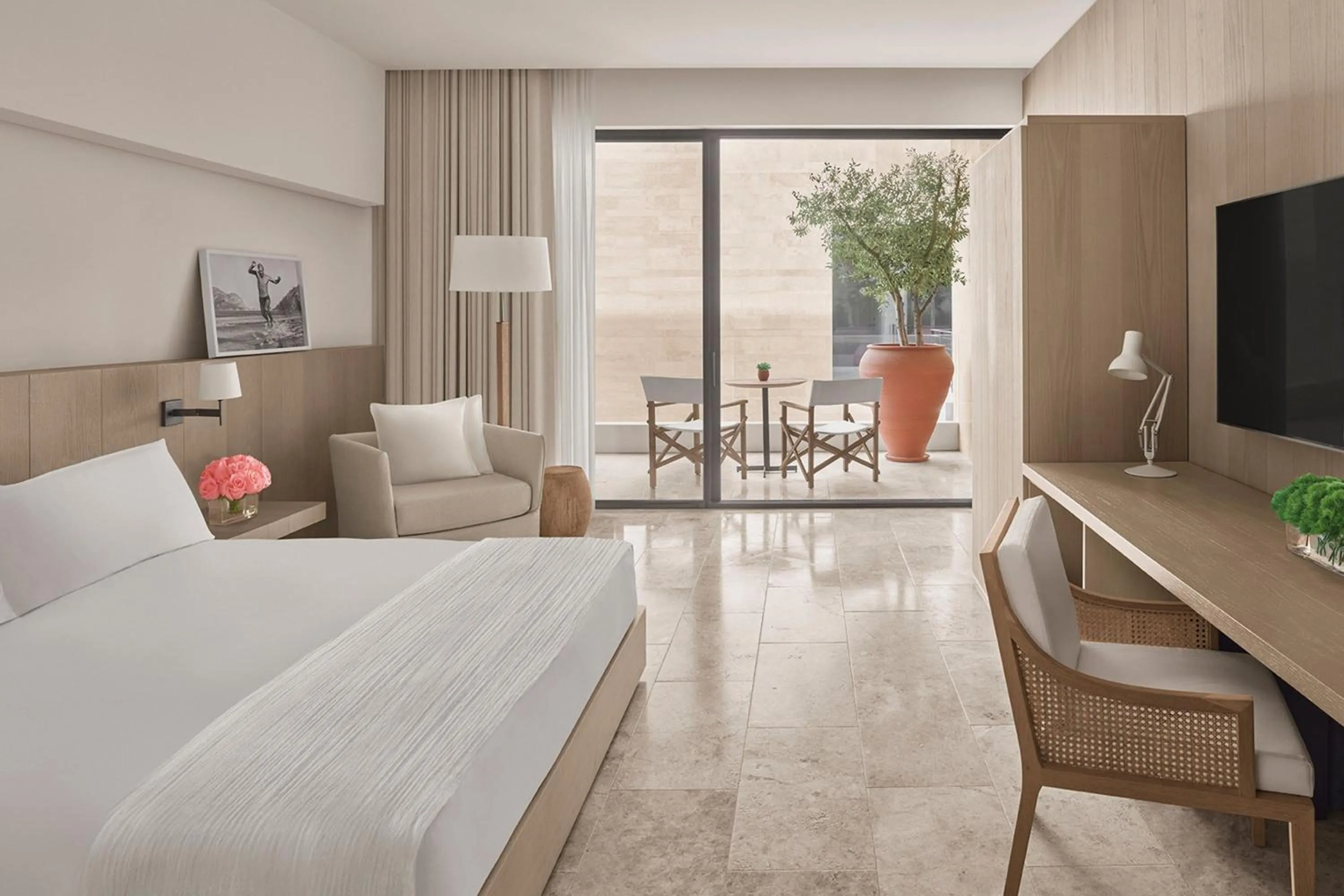 Photo of the whole room, Bed in The Bodrum EDITION