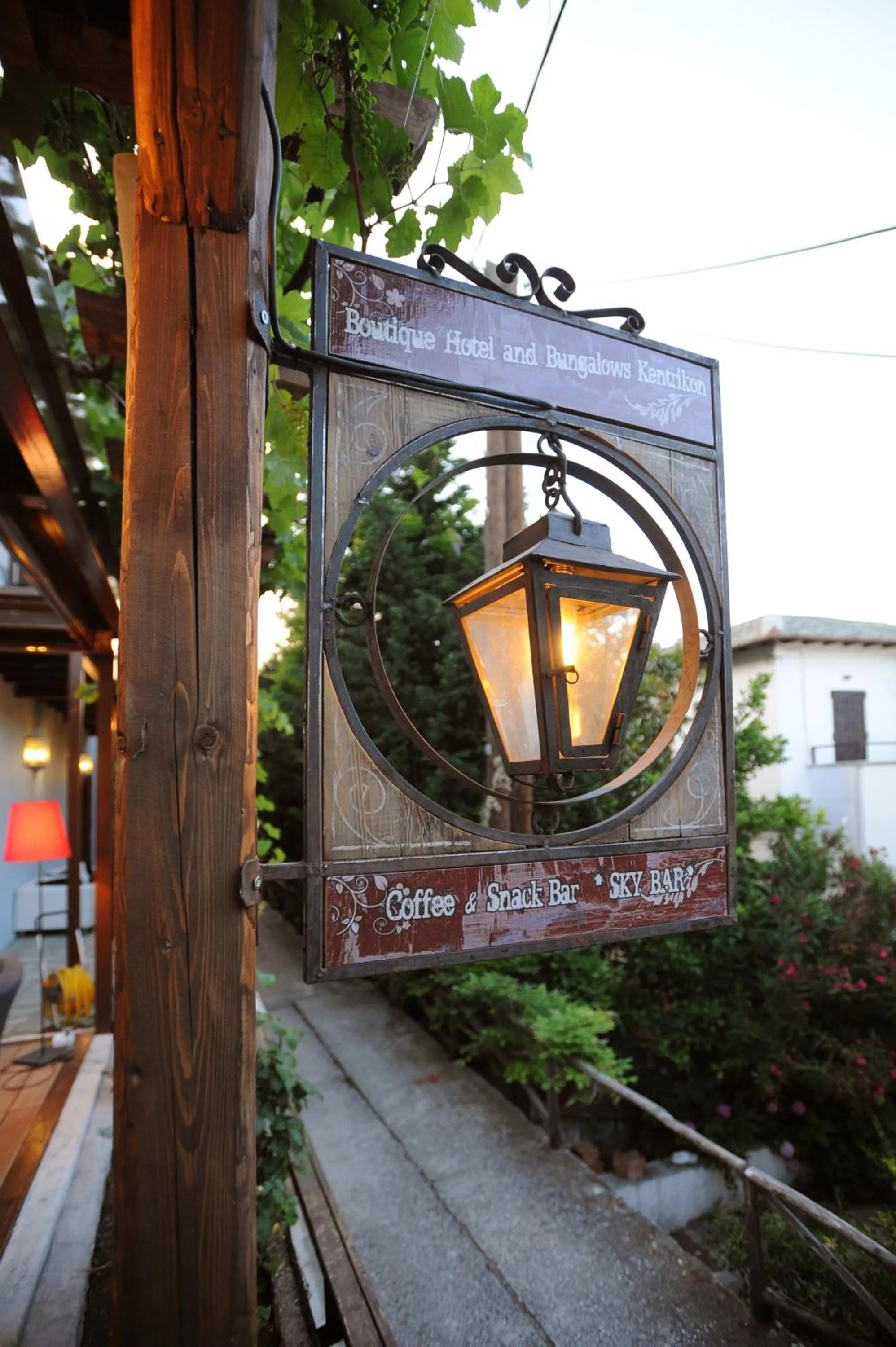 Decorative detail in Boutique Hotel Kentrikon & Bungalows