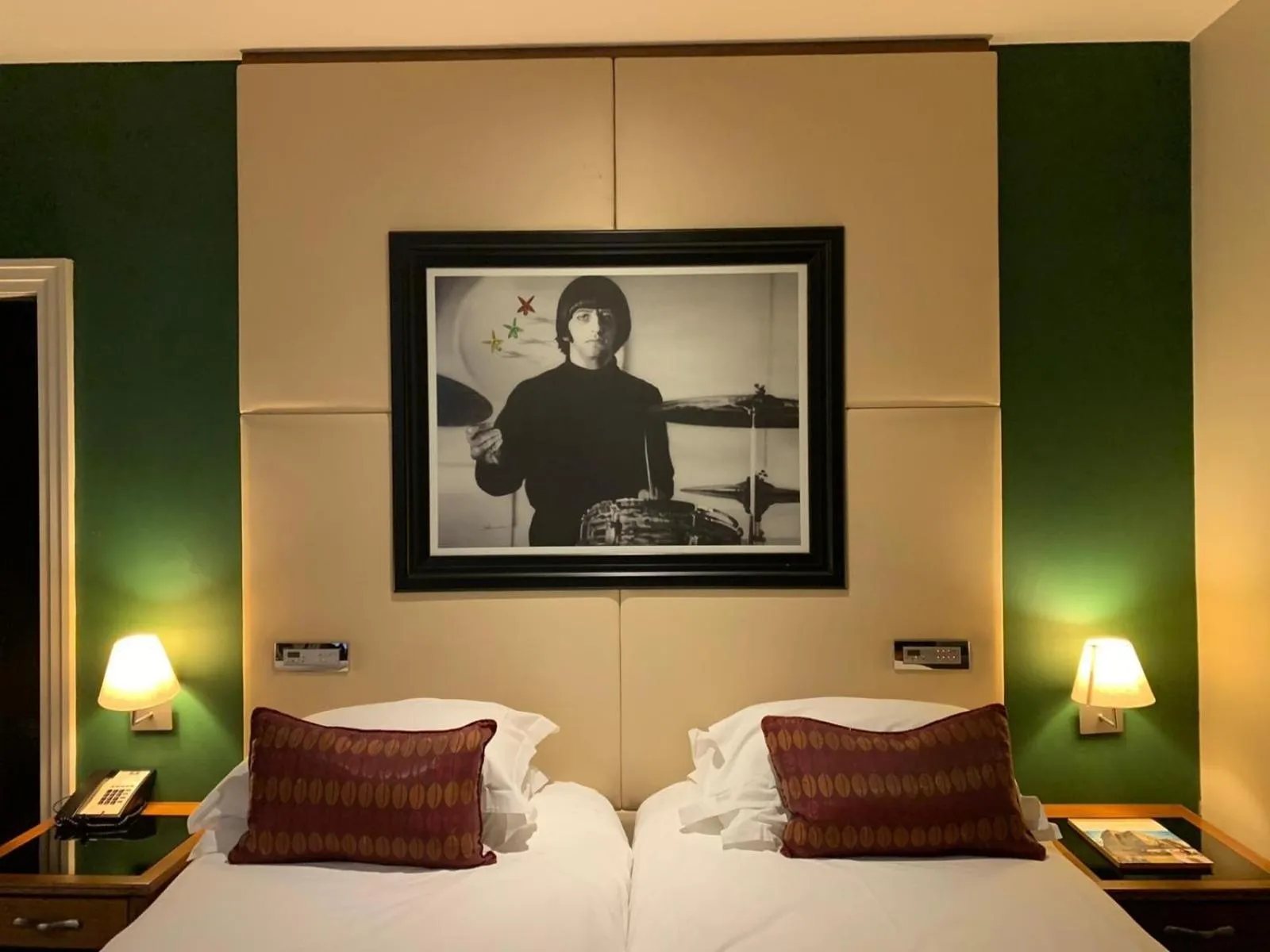 Bedroom, Bed in Hard Days Night Hotel