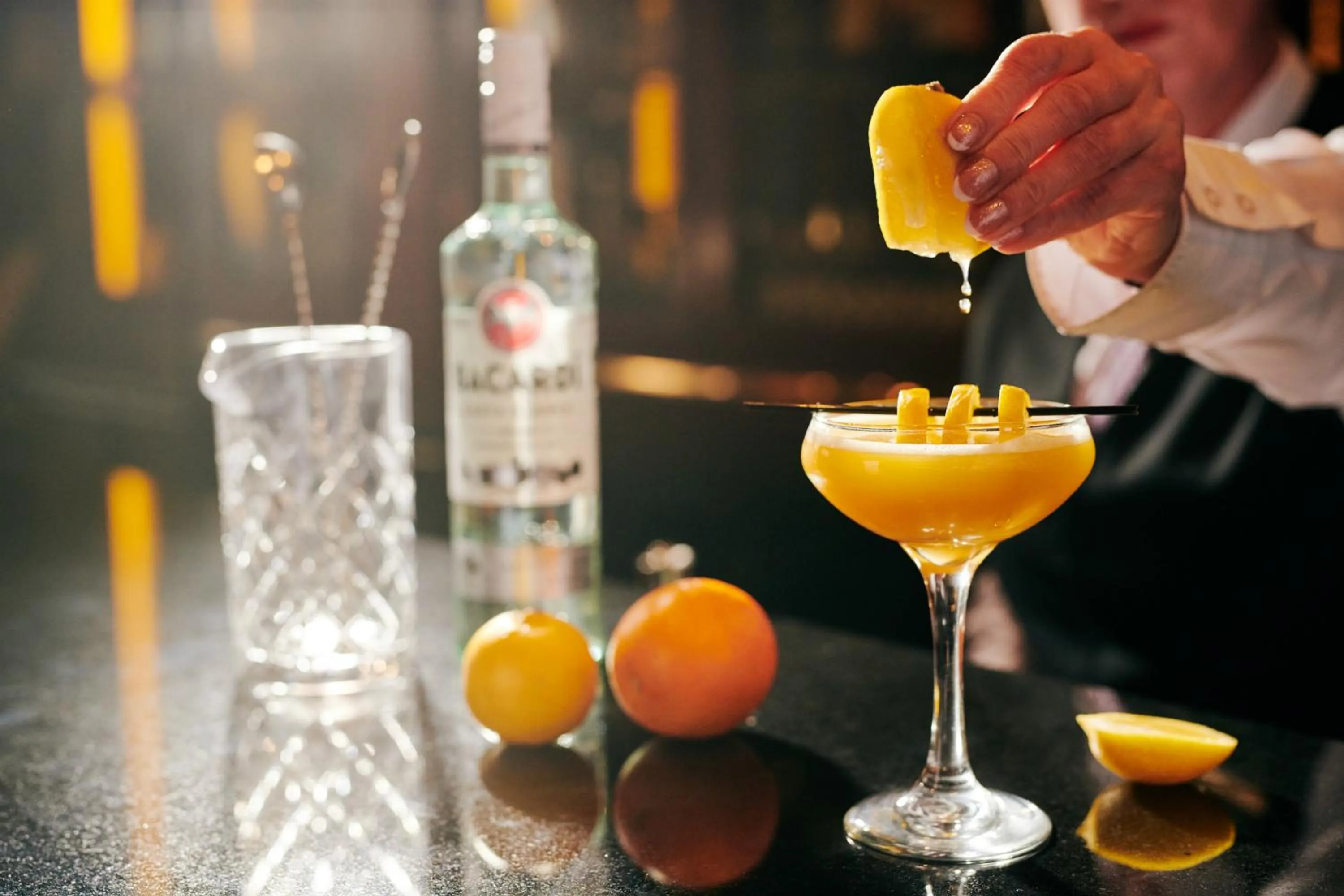 Drinks in Hard Days Night Hotel