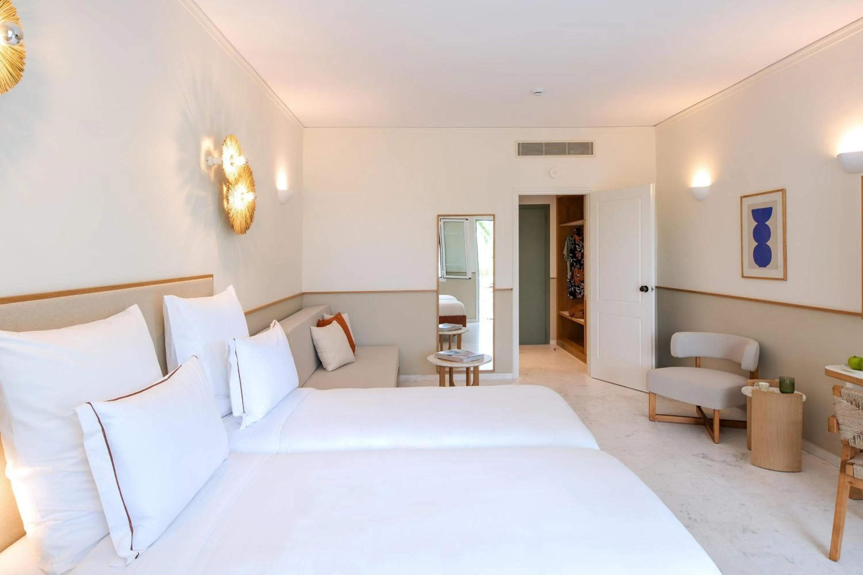 Photo of the whole room, Bed in Brown Beach Chalkida Resort, a member of Brown Hotels