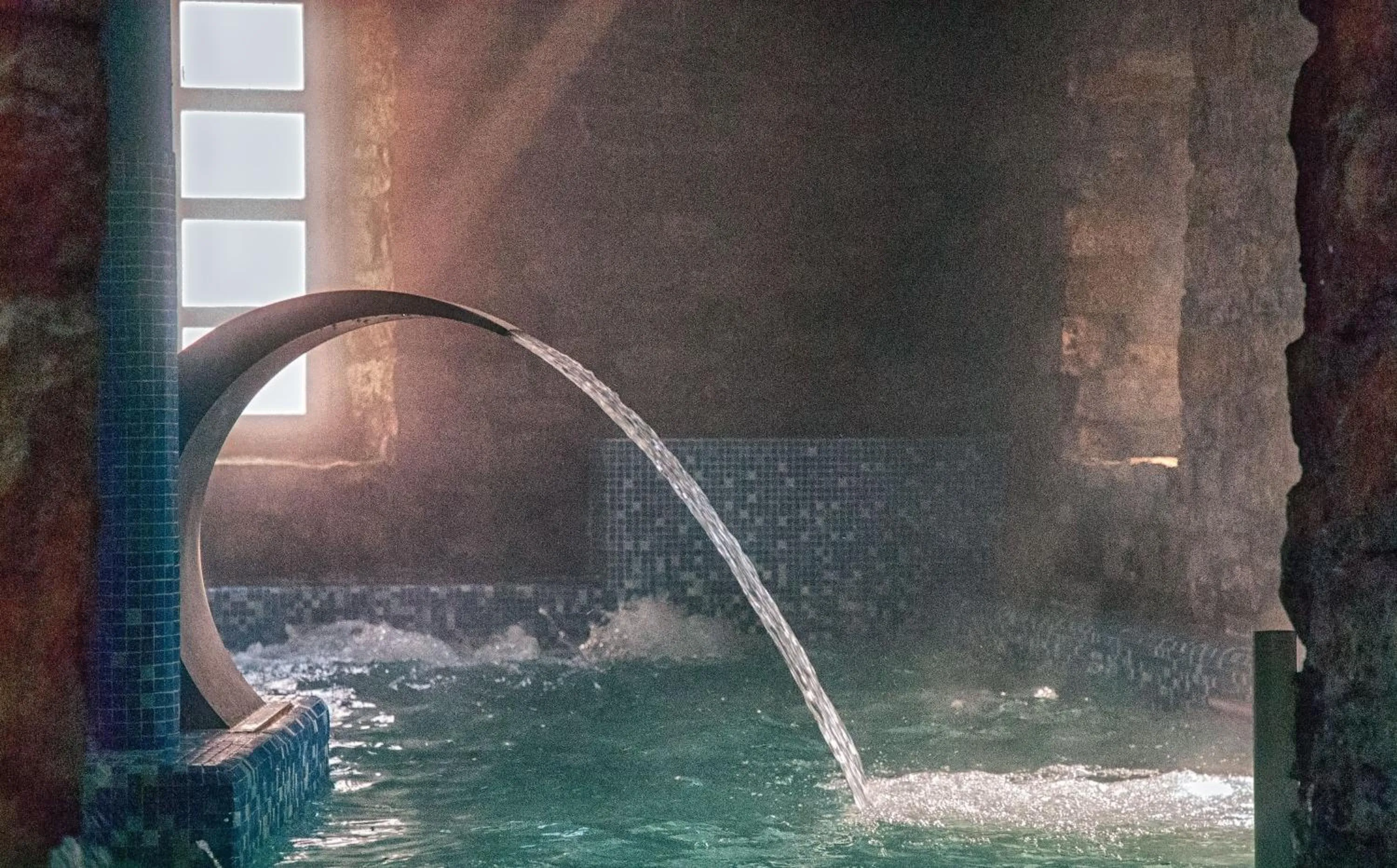 Hot Spring Bath in Balneario Caldas de Luna