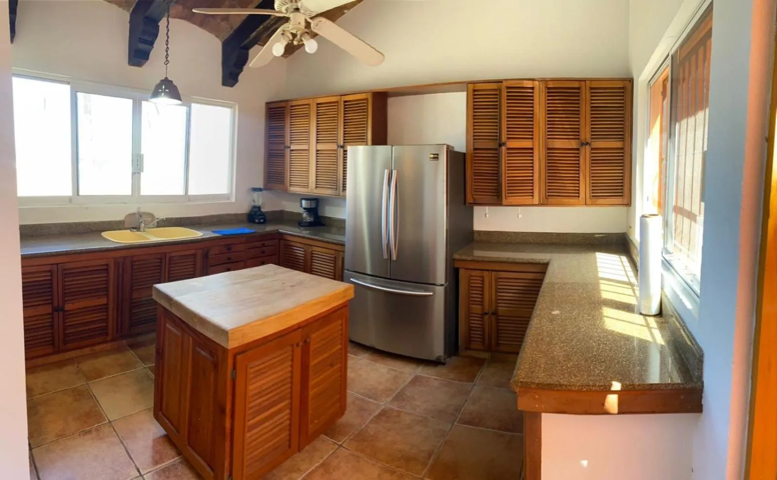 Kitchen or kitchenette in Hotel Marina Puerto Dorado - Todo Incluido