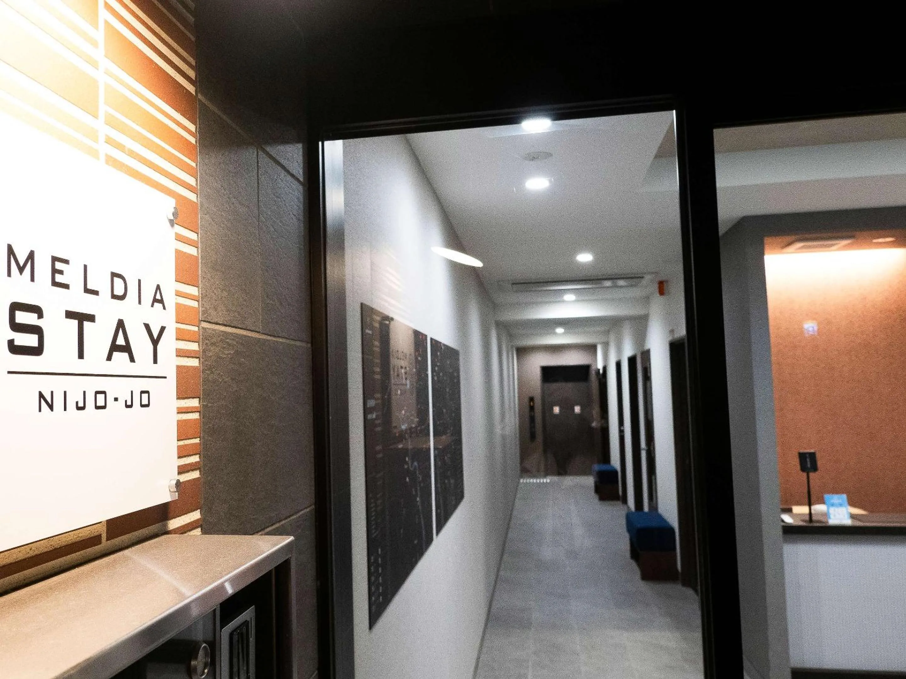 Facade/entrance in Meldia Stay Nijojo