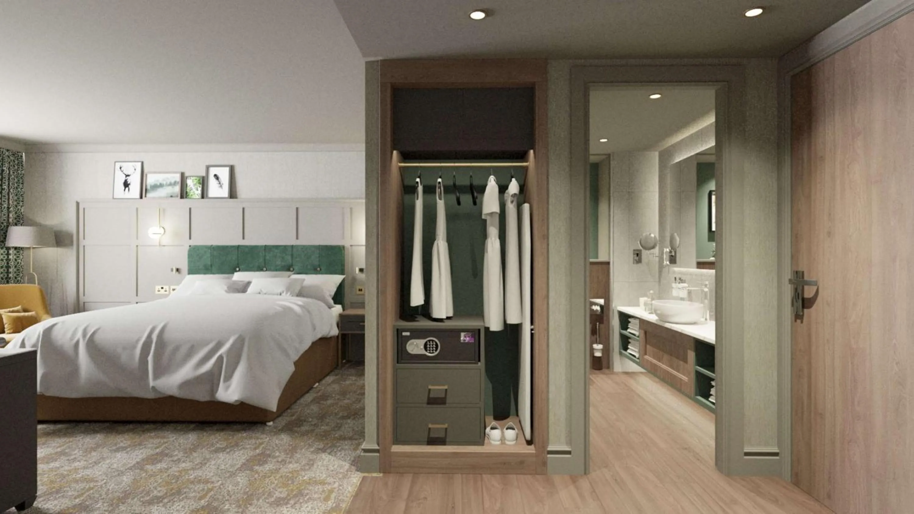 Photo of the whole room, Bed in Doubletree by Hilton Belfast Templepatrick