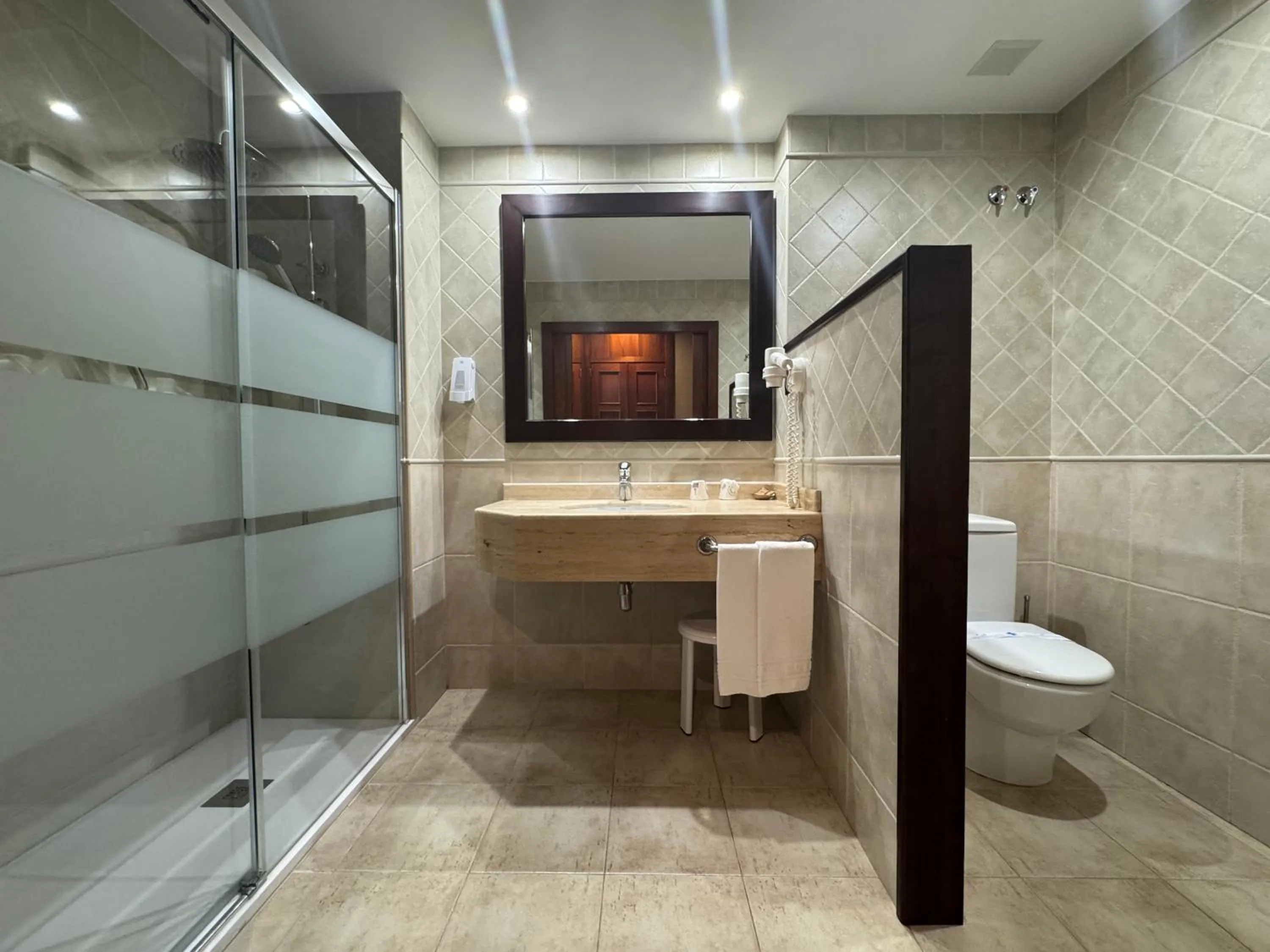 Bathroom in Hotel Cotiella