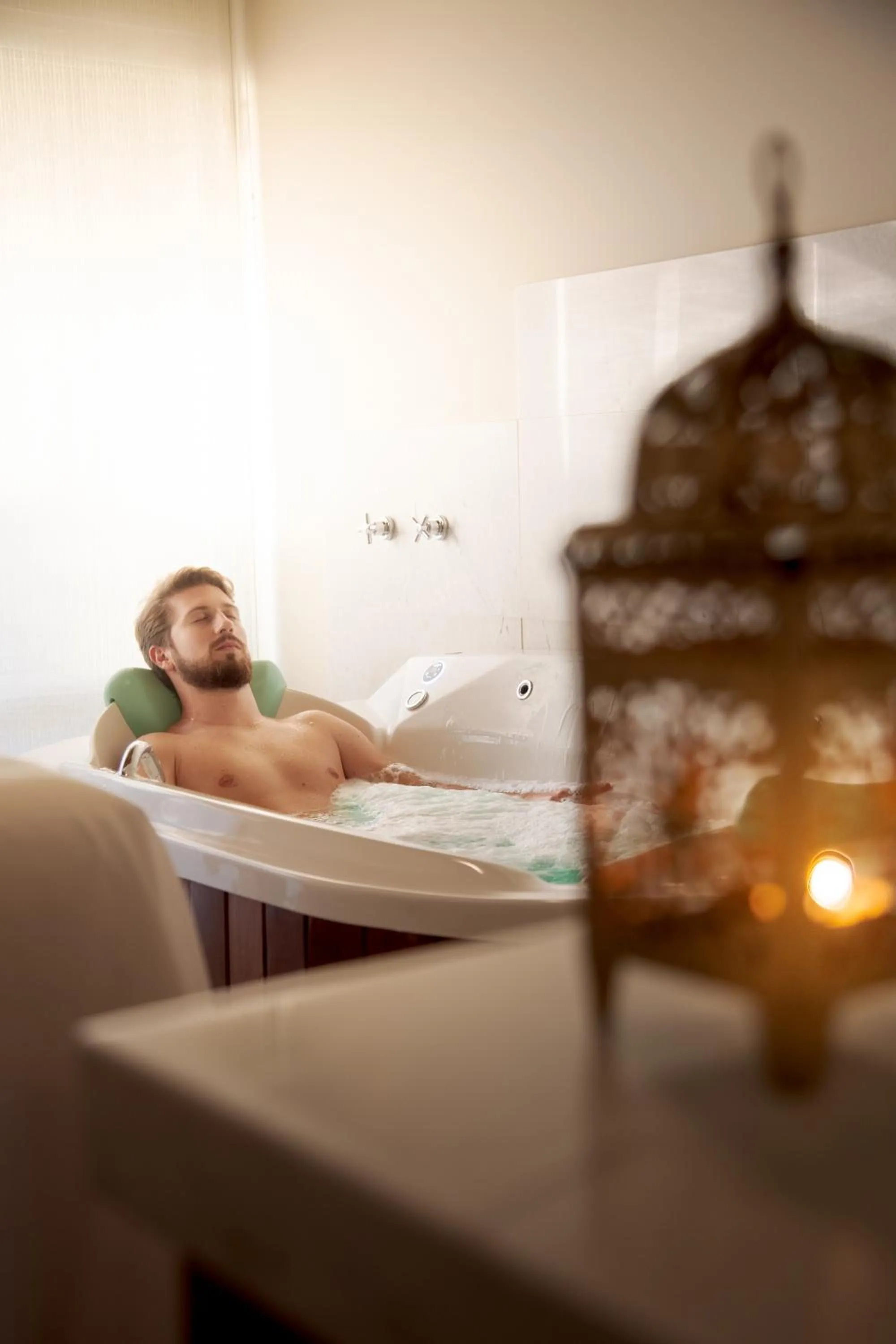 People, Bed in LS Villas Hotel & Spa