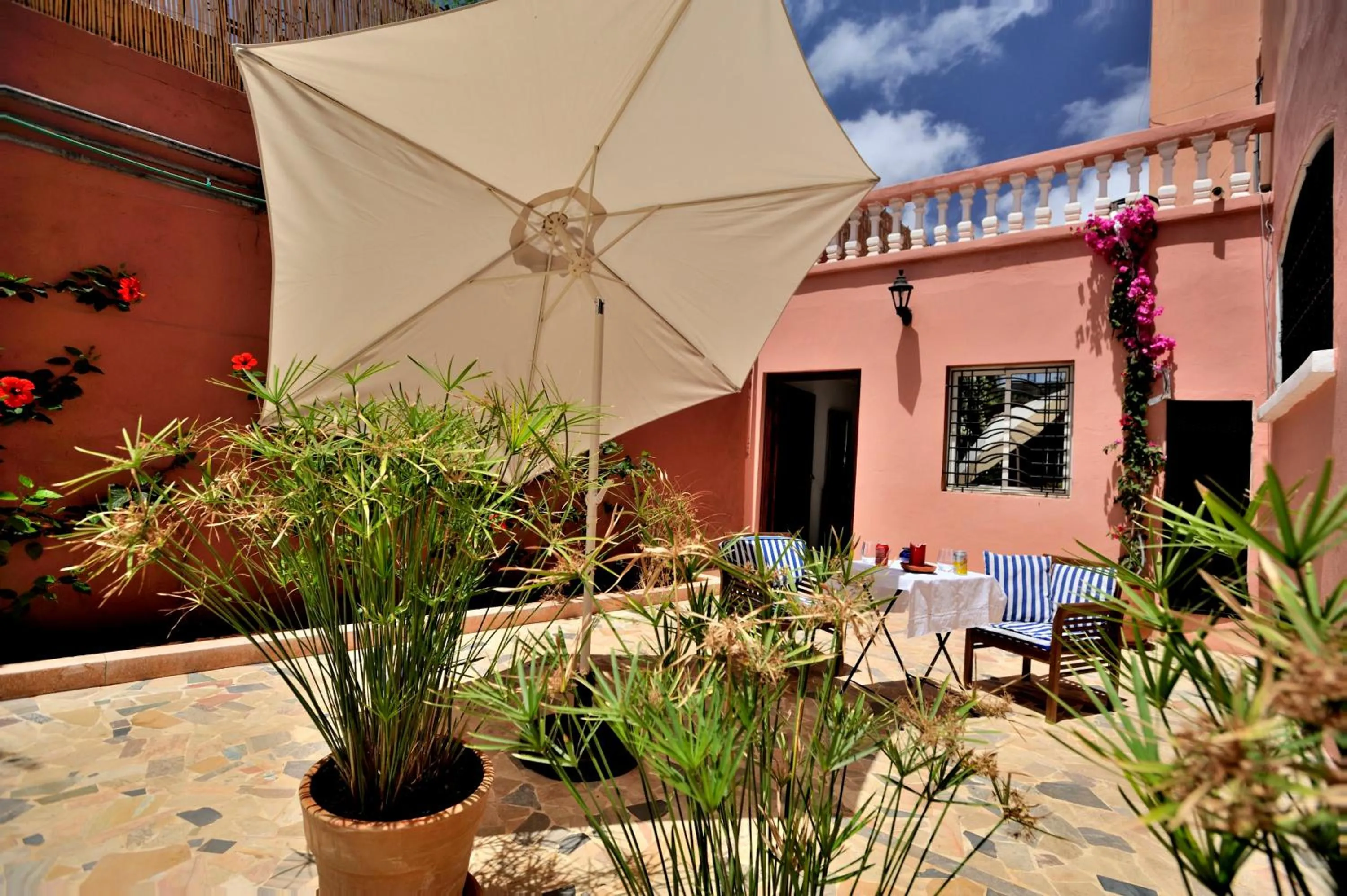 Patio in LHOSTEL à Casablanca