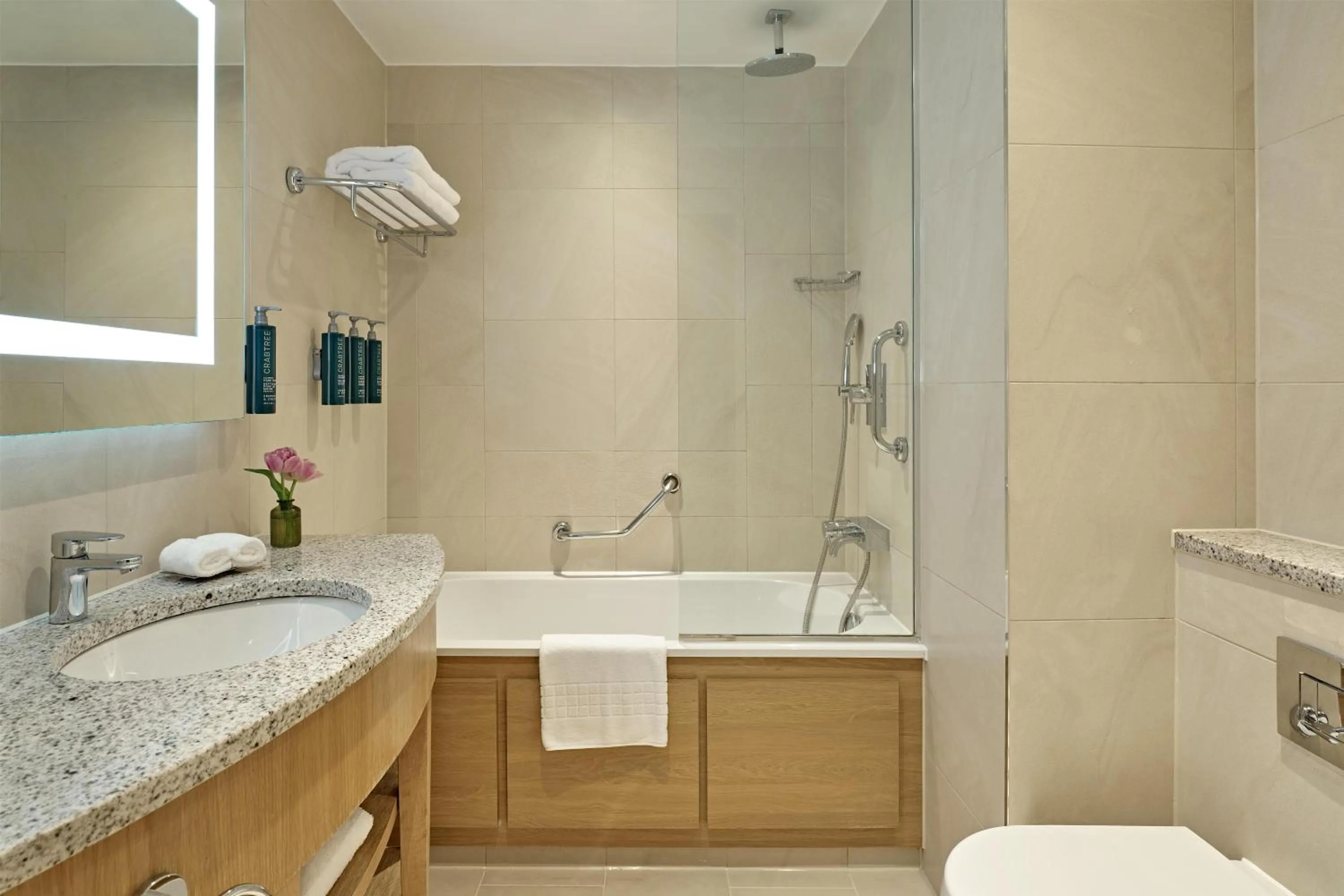 Bathroom in London Hilton on Park Lane