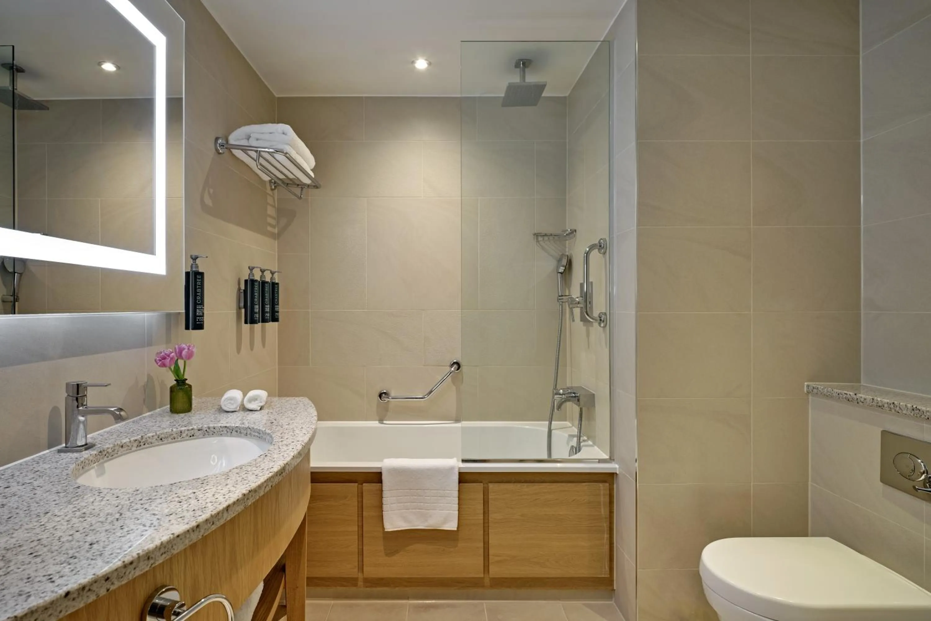 Shower in London Hilton on Park Lane