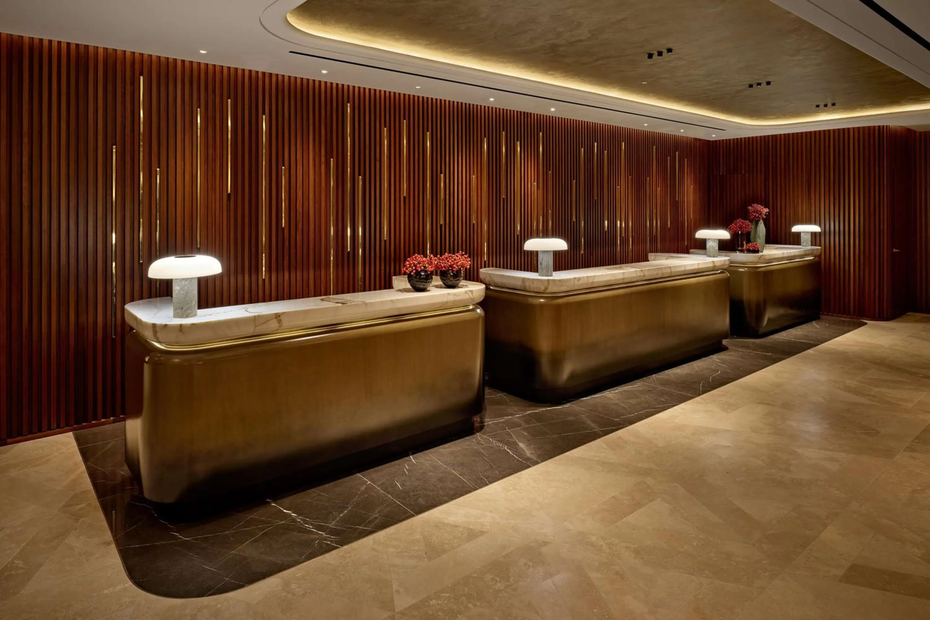 Lobby or reception in London Hilton on Park Lane