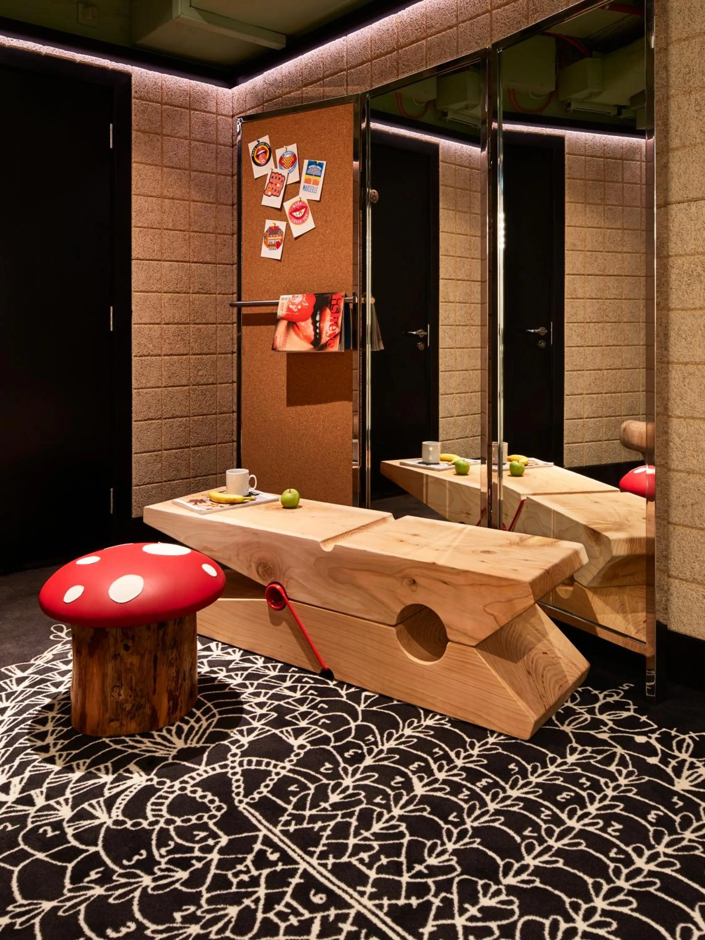 Decorative detail in Mama Shelter London - Shoreditch