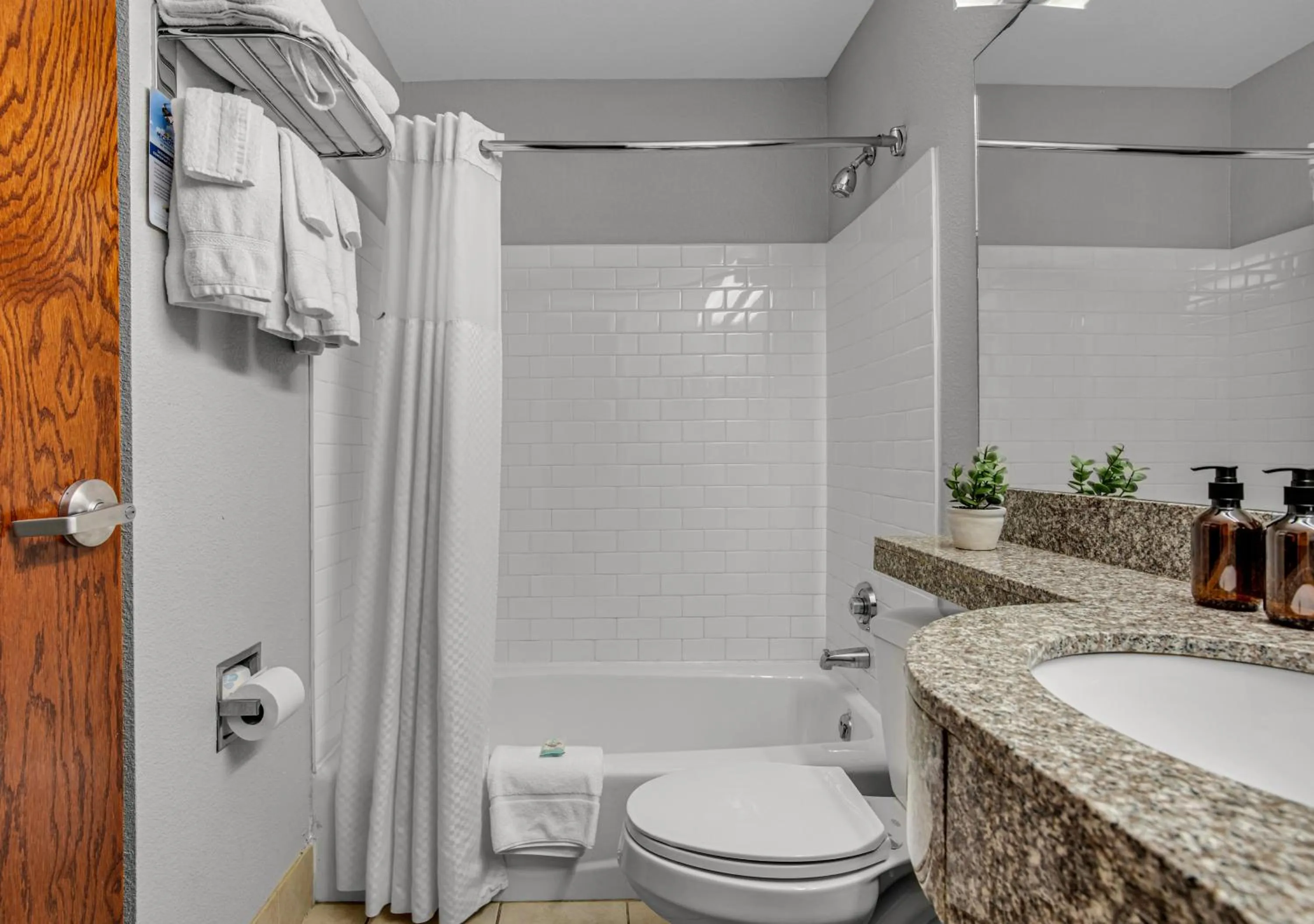 Shower in The Block Hotel