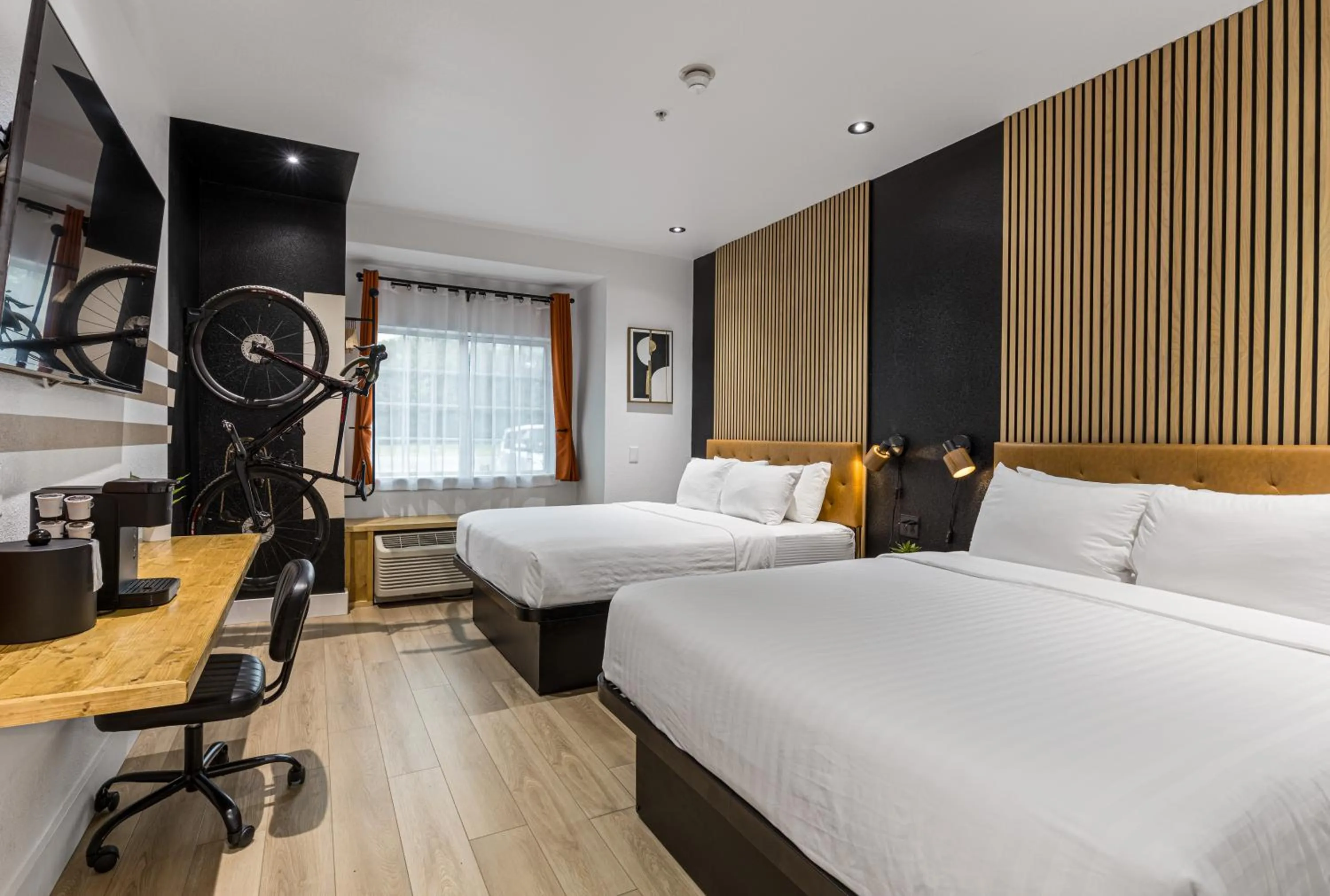 Bed in The Block Hotel