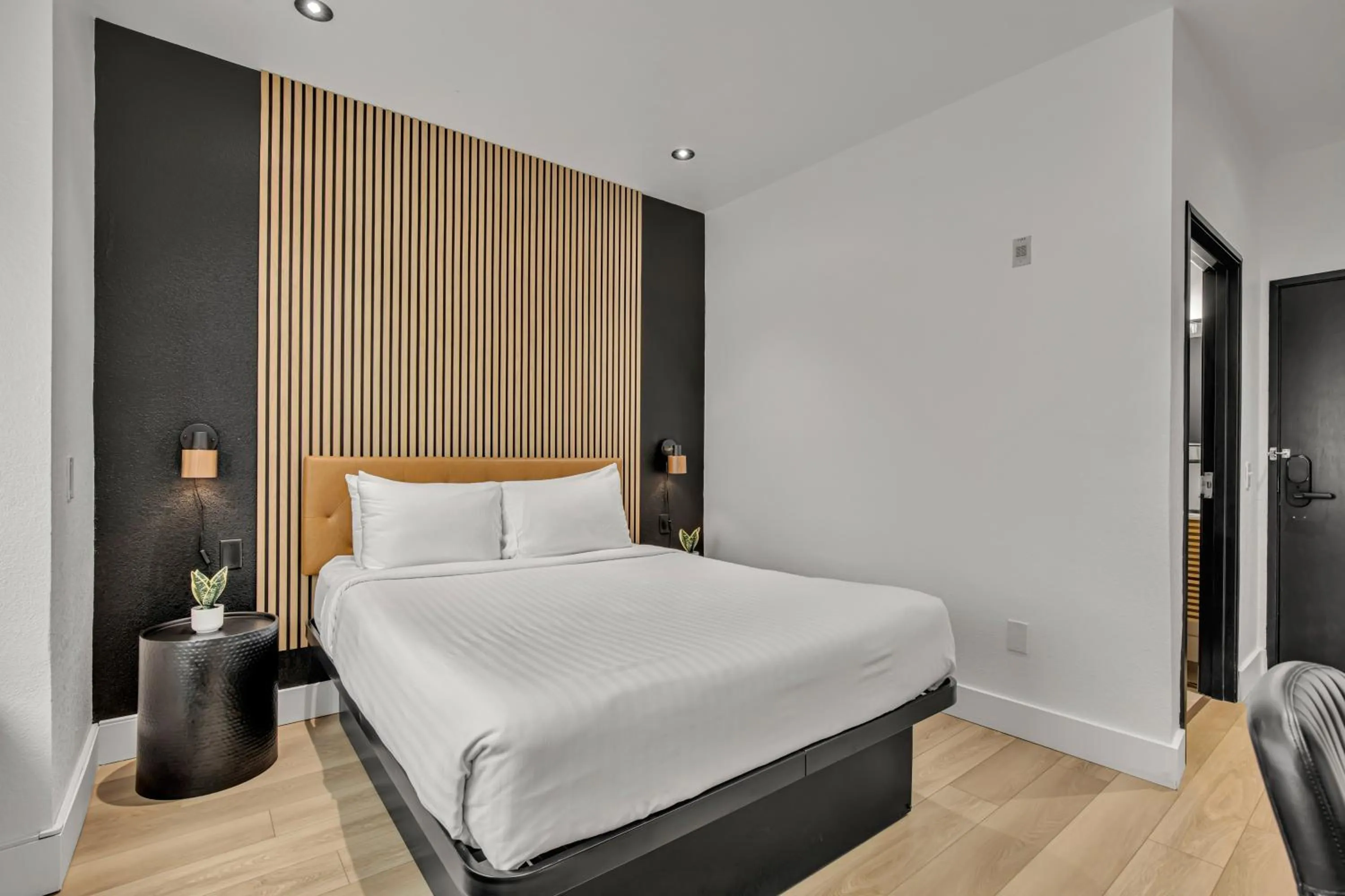 Bed in The Block Hotel