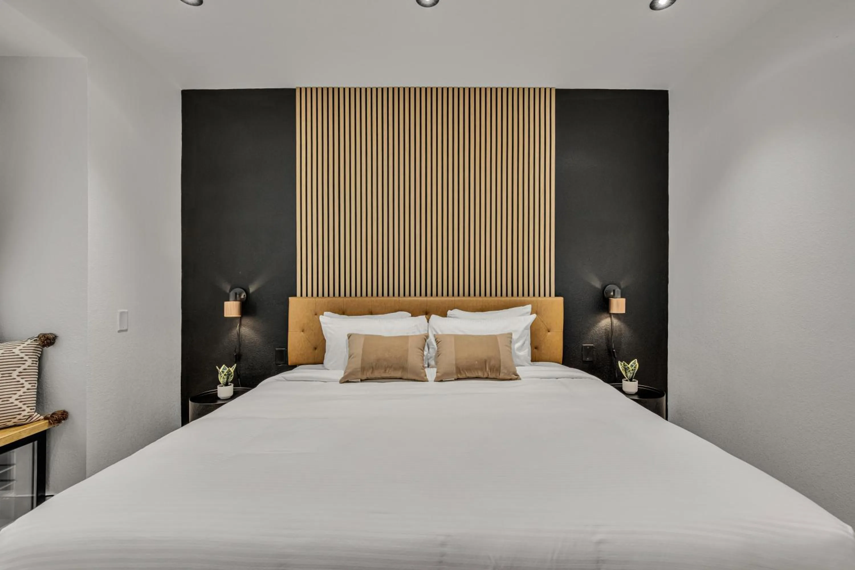 Bed in The Block Hotel