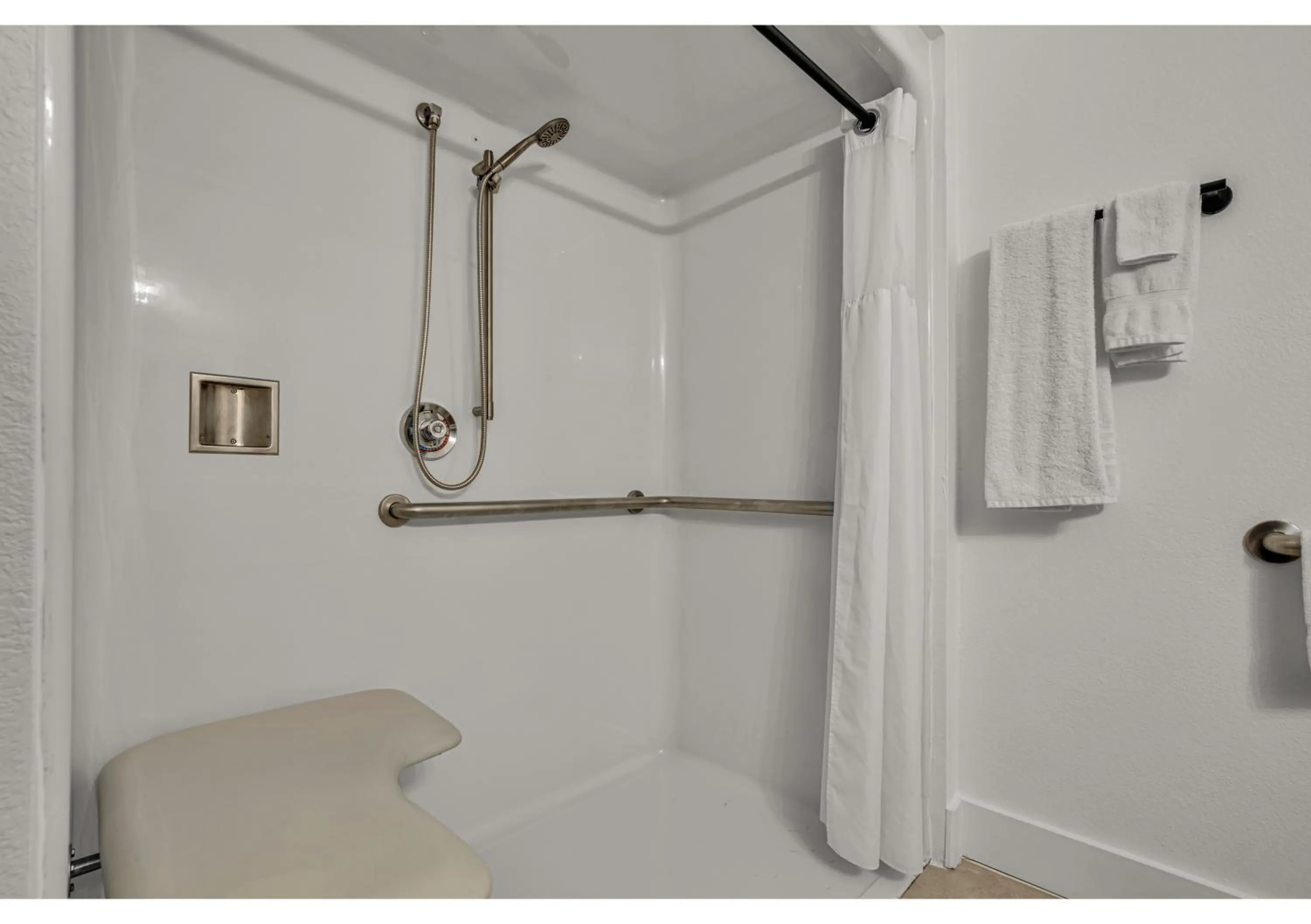 Shower in The Block Hotel