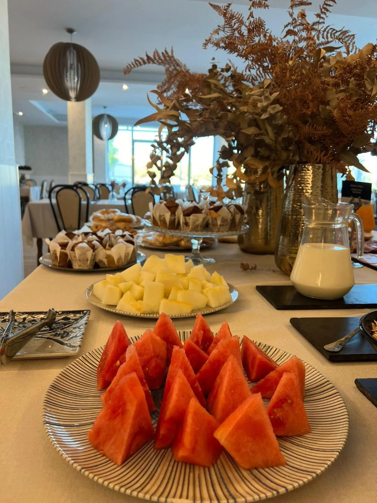 Buffet breakfast in Hotel Restaurante Boabdil