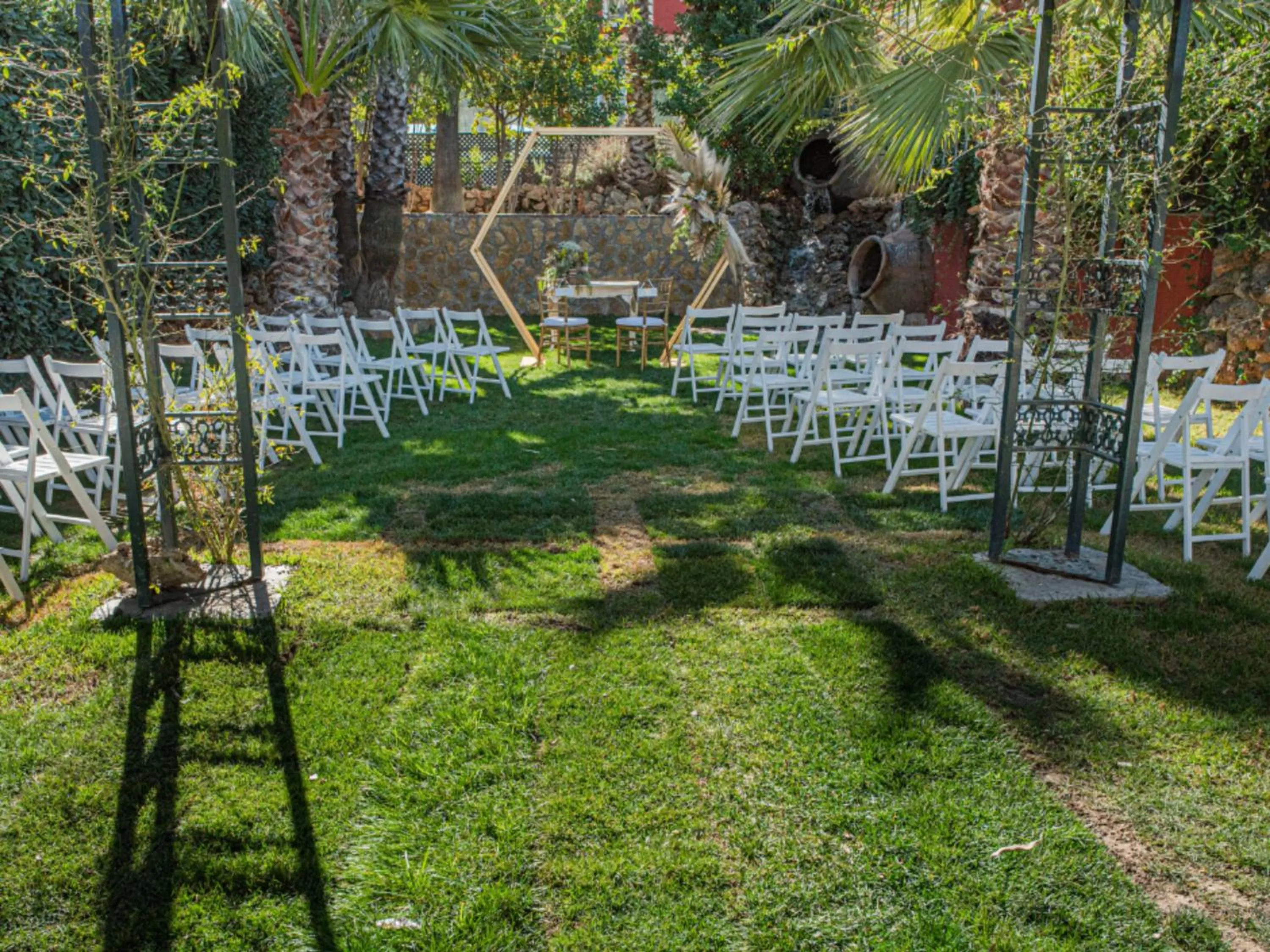Garden in Hotel Restaurante Boabdil