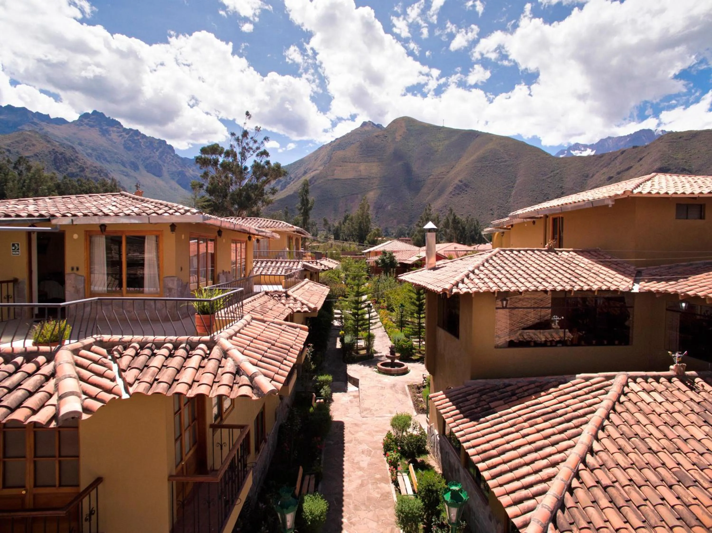 Bird's eye view in Hotel Mabey Urubamba